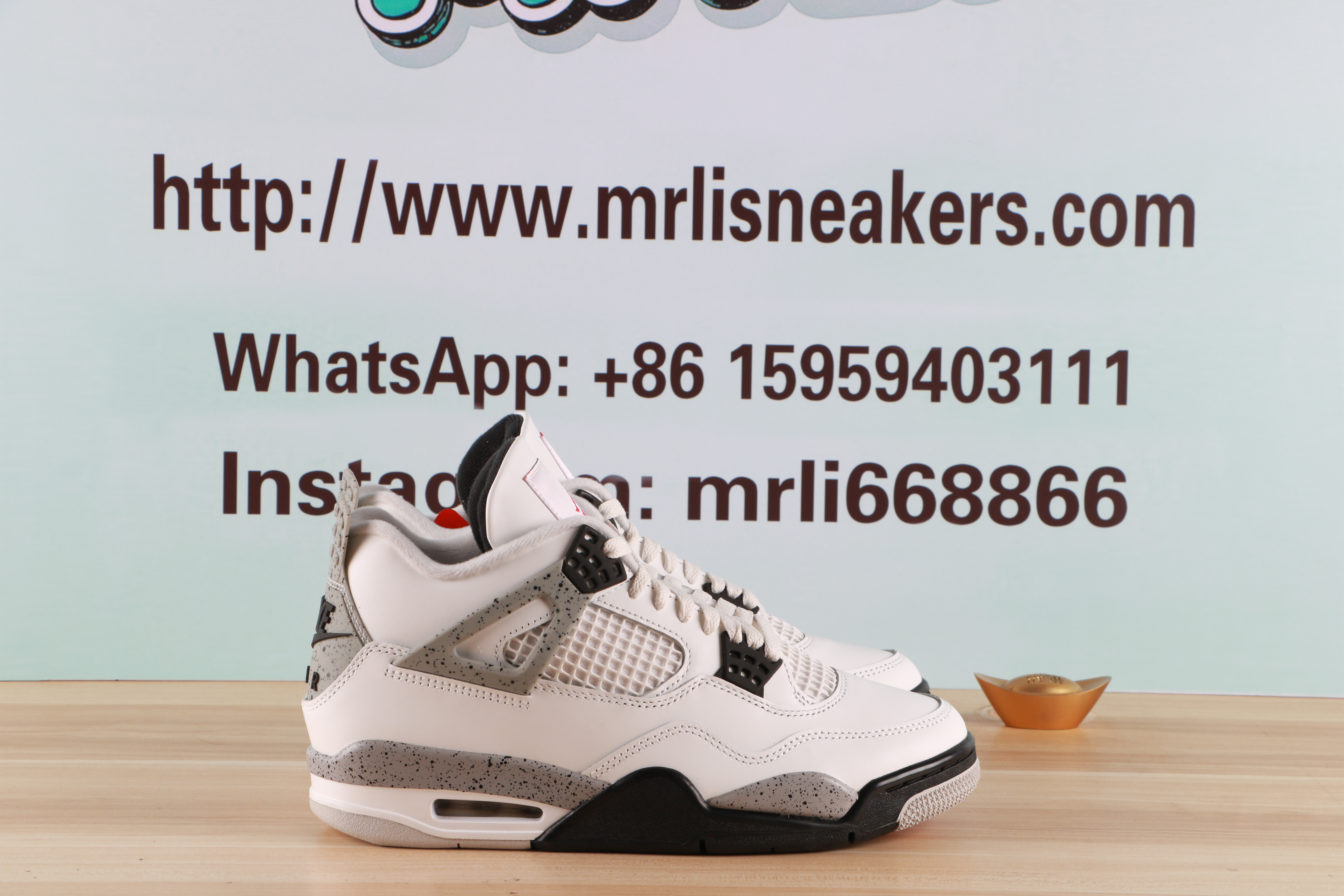 Jordan 4 Retro White Cement