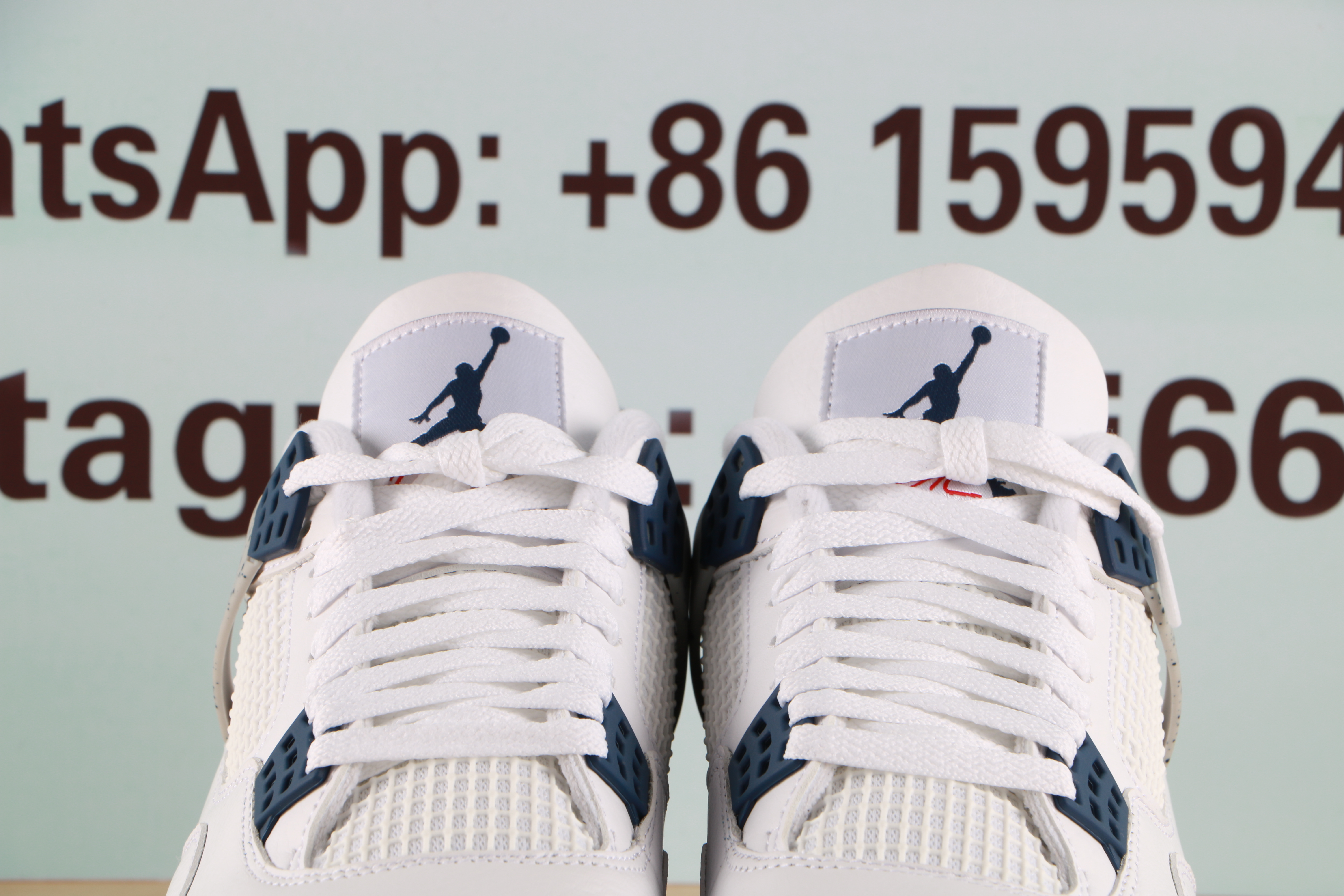 Jordan 4 Retro White Midnight Navy
