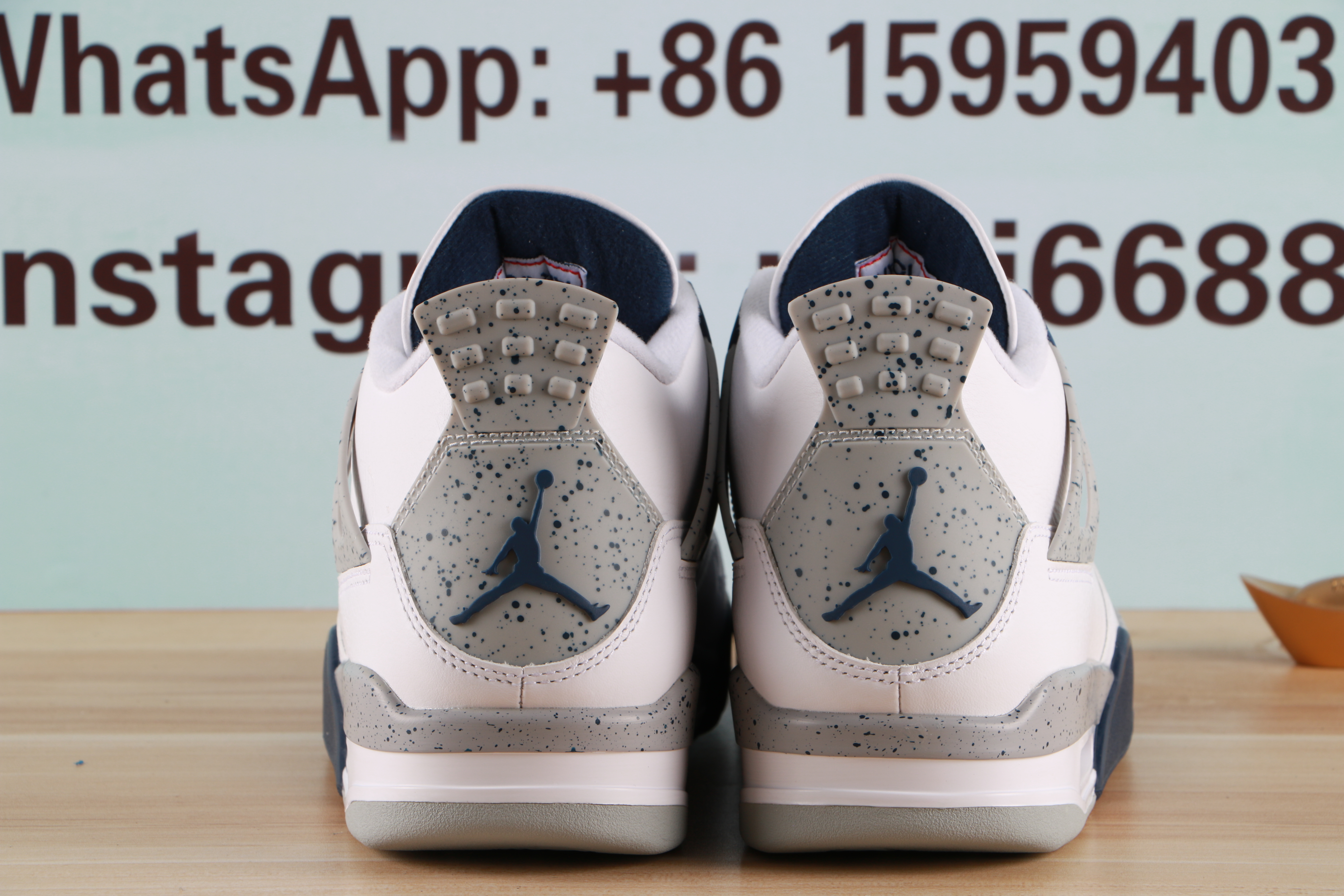 Jordan 4 Retro White Midnight Navy
