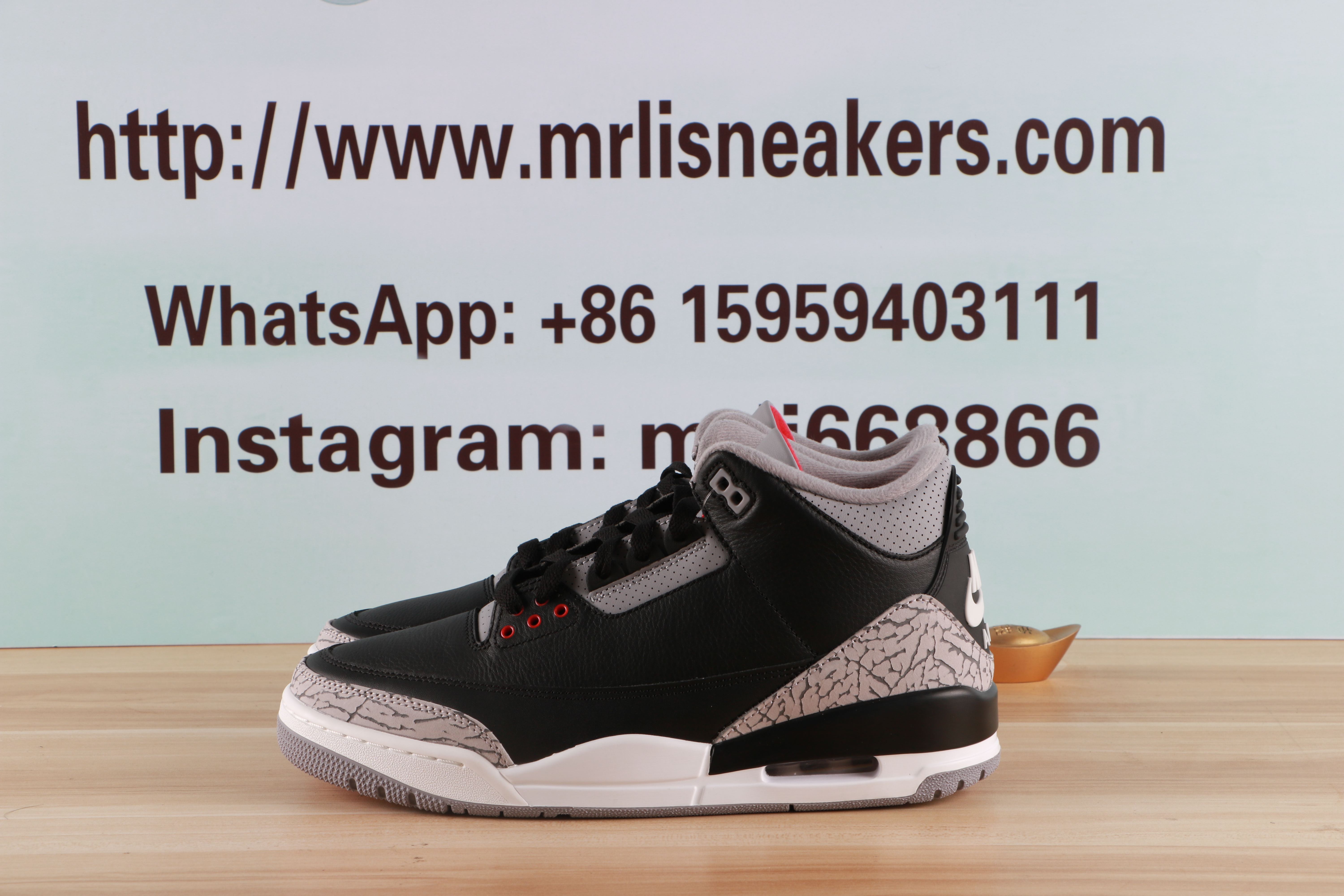 Jordan 3 Retro Black Cement(QY)