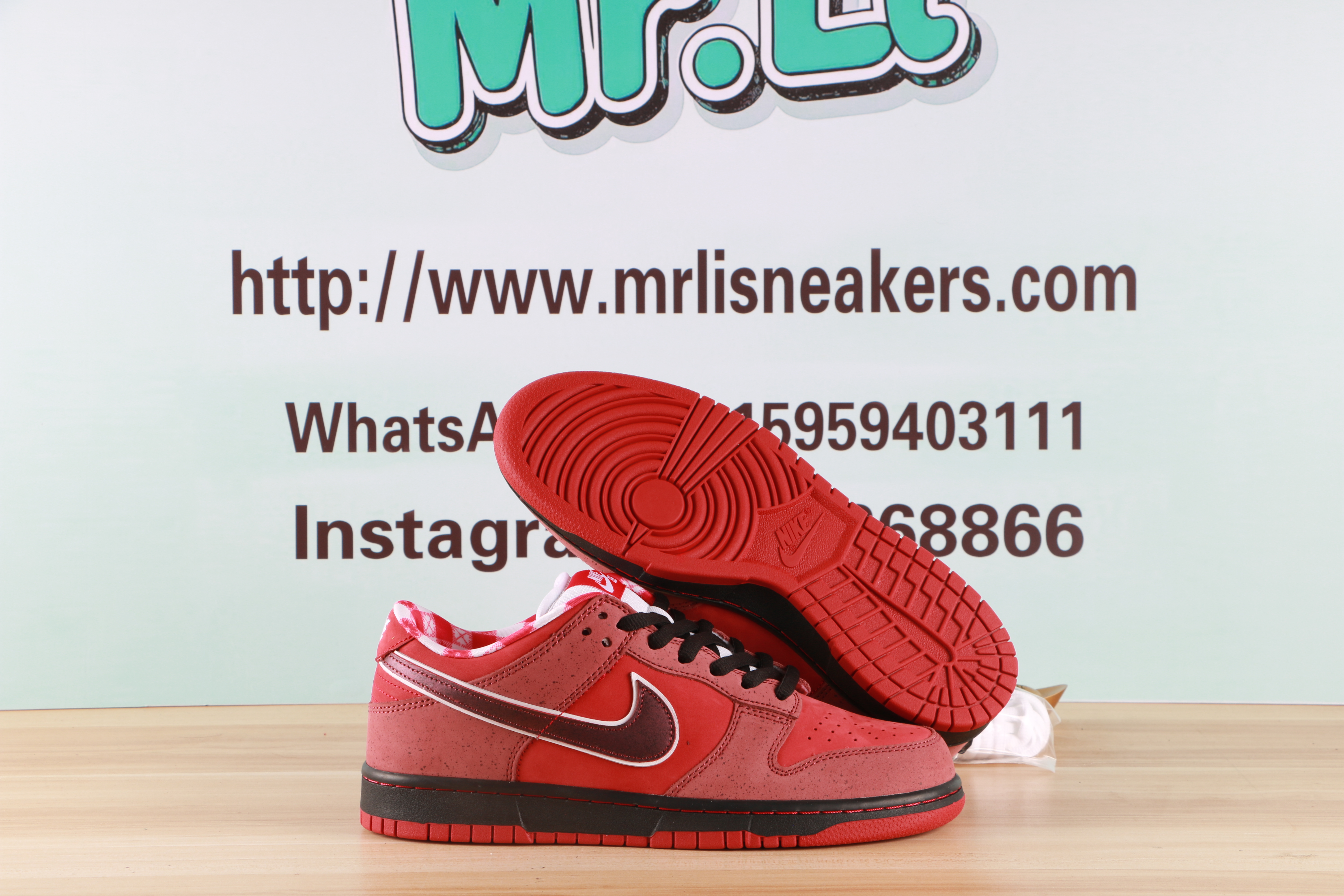 Nike SB Dunk Low Concepts Red Lobster