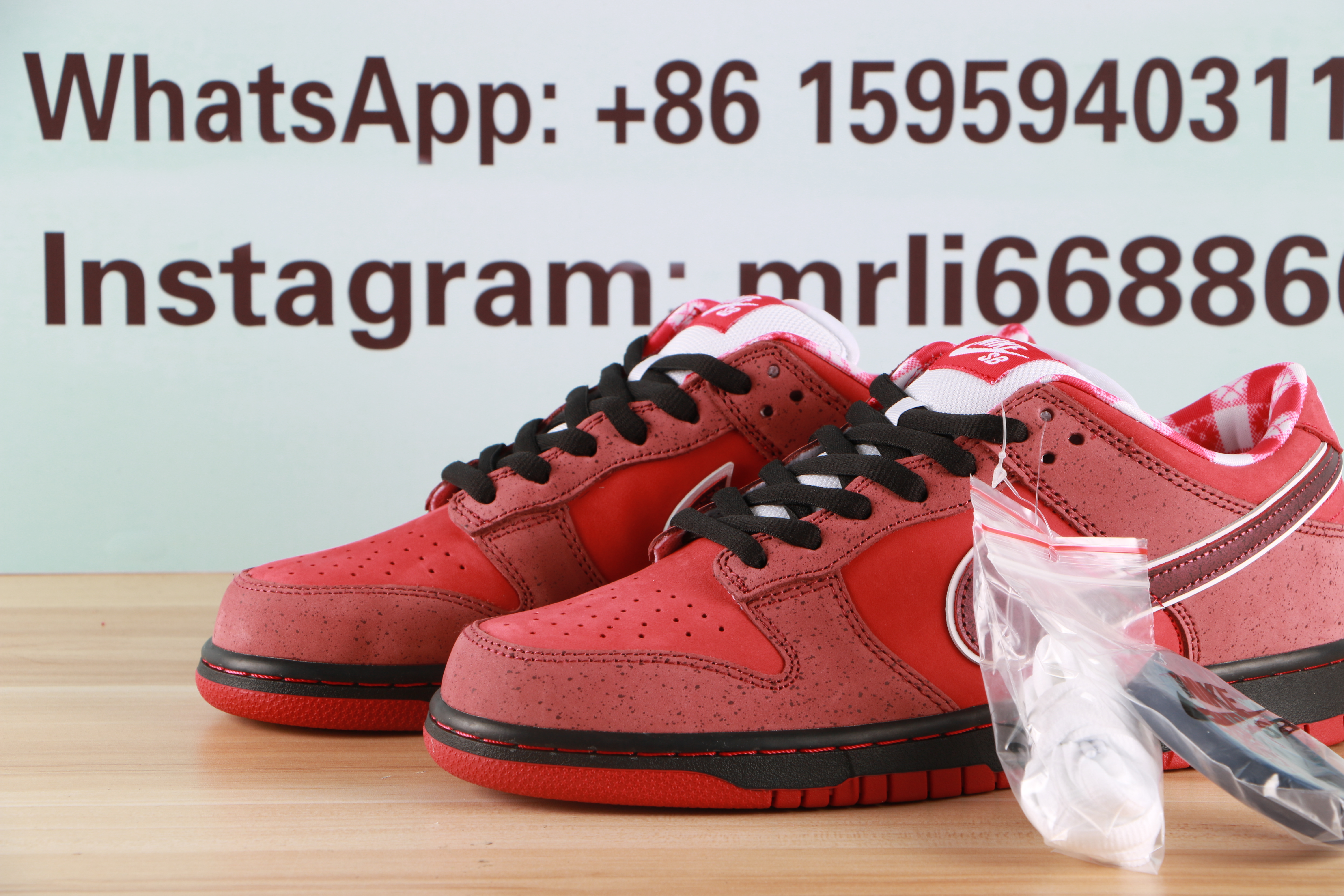 Nike SB Dunk Low Concepts Red Lobster