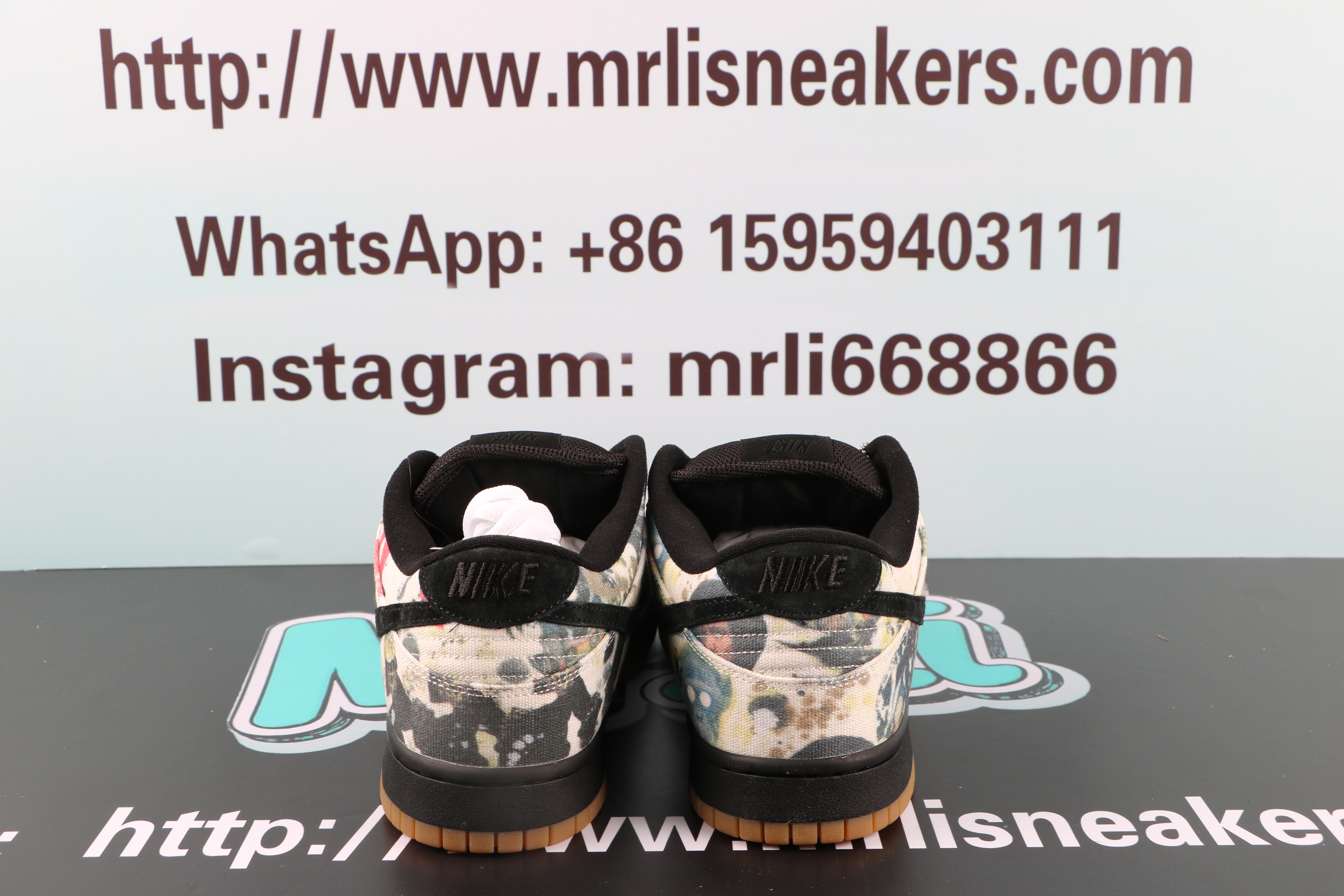 Nike SB Dunk Low Supreme Rammellzee $ 115.00