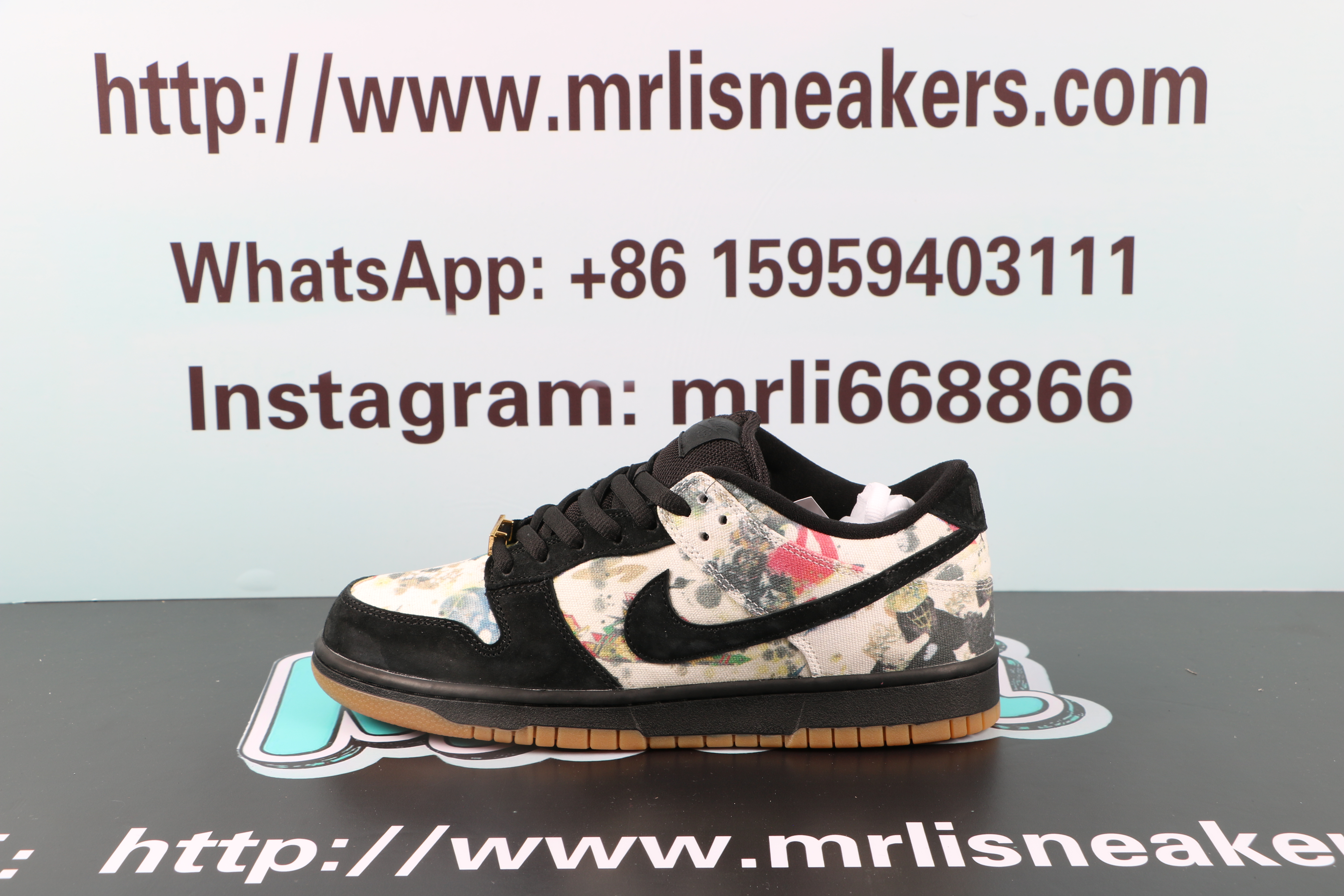 Nike SB Dunk Low Supreme Rammellzee $ 115.00