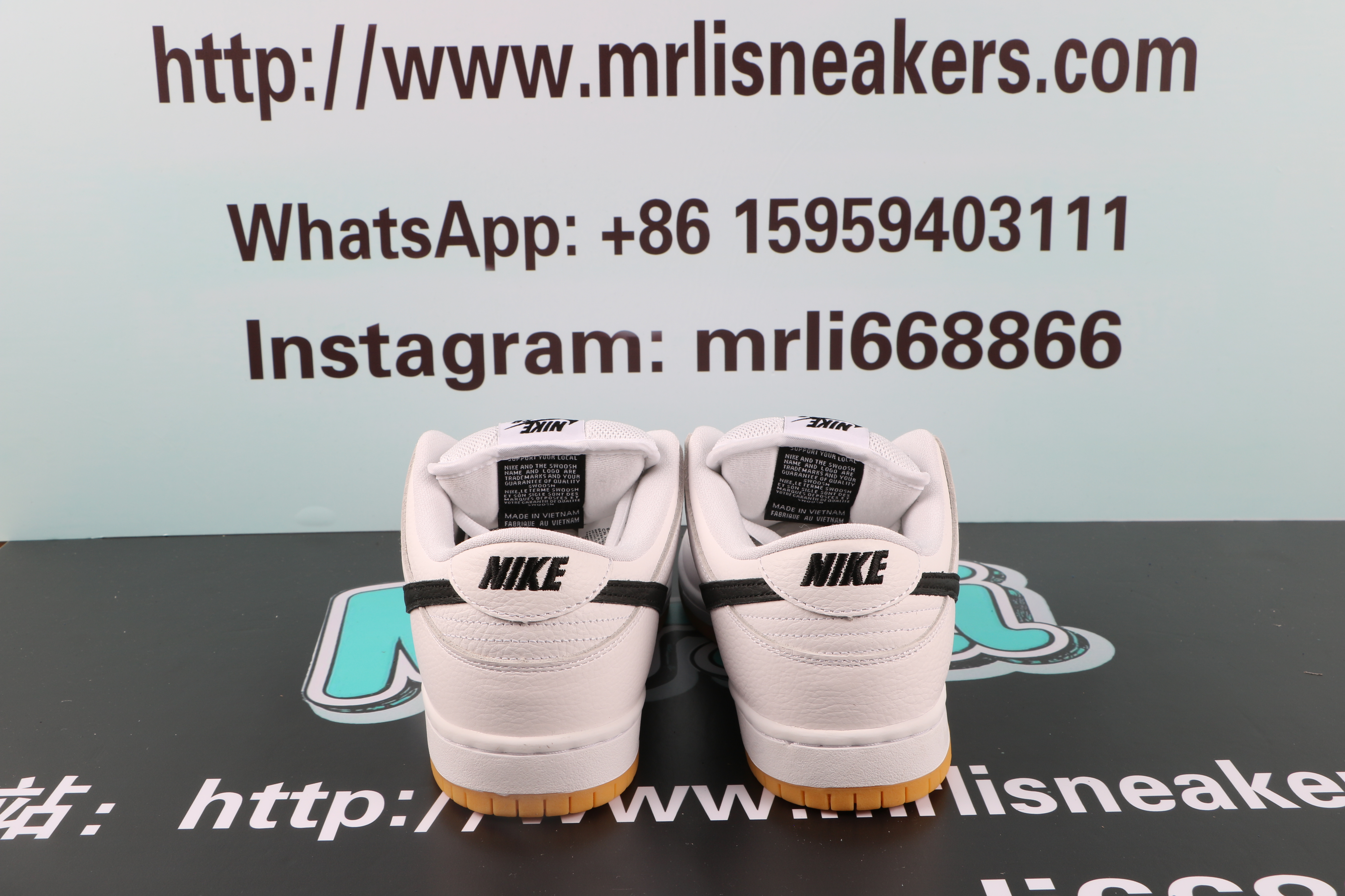 Nike Dunk SB Low pro iso "white gum"