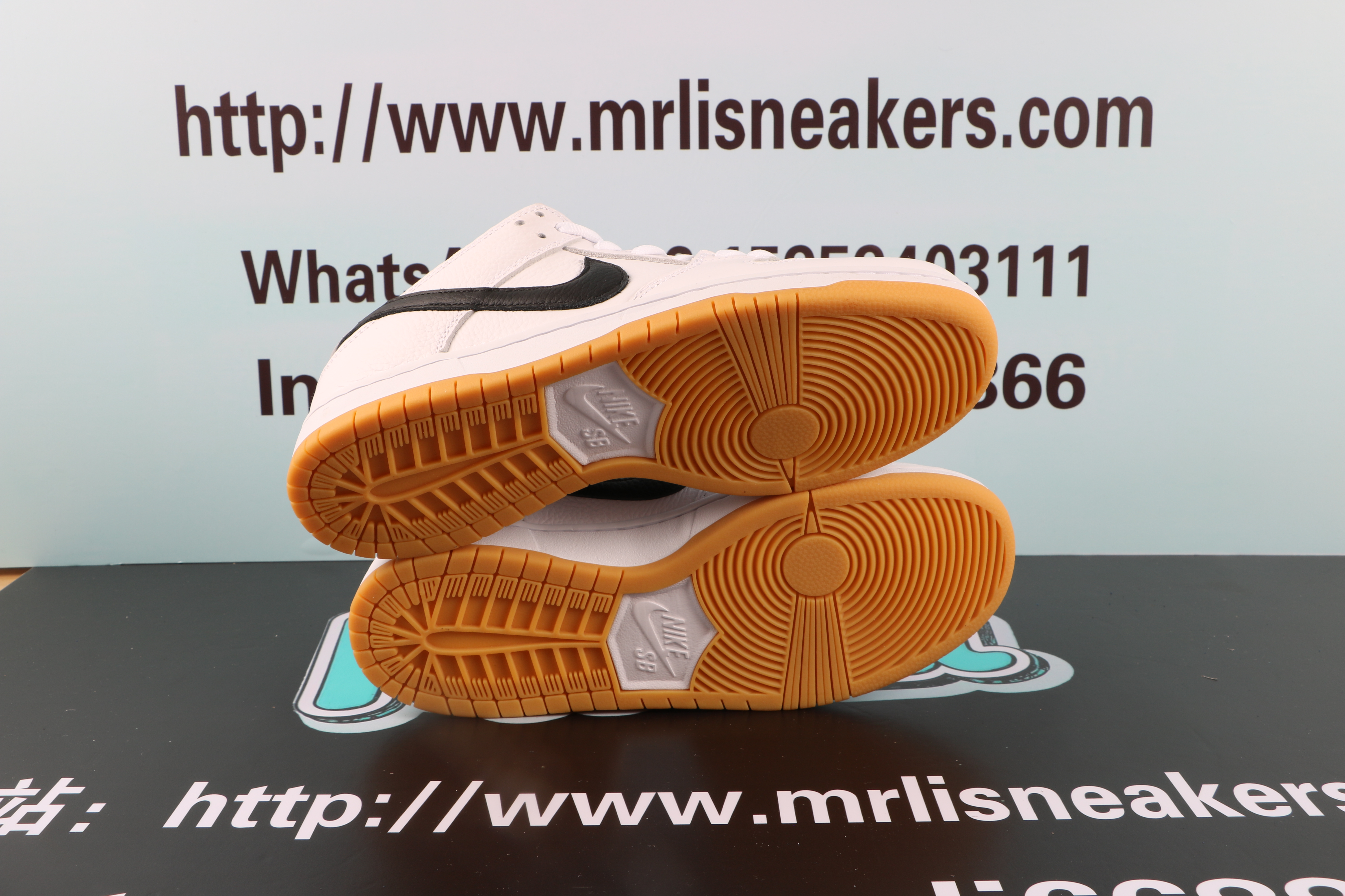 Nike Dunk SB Low pro iso "white gum"