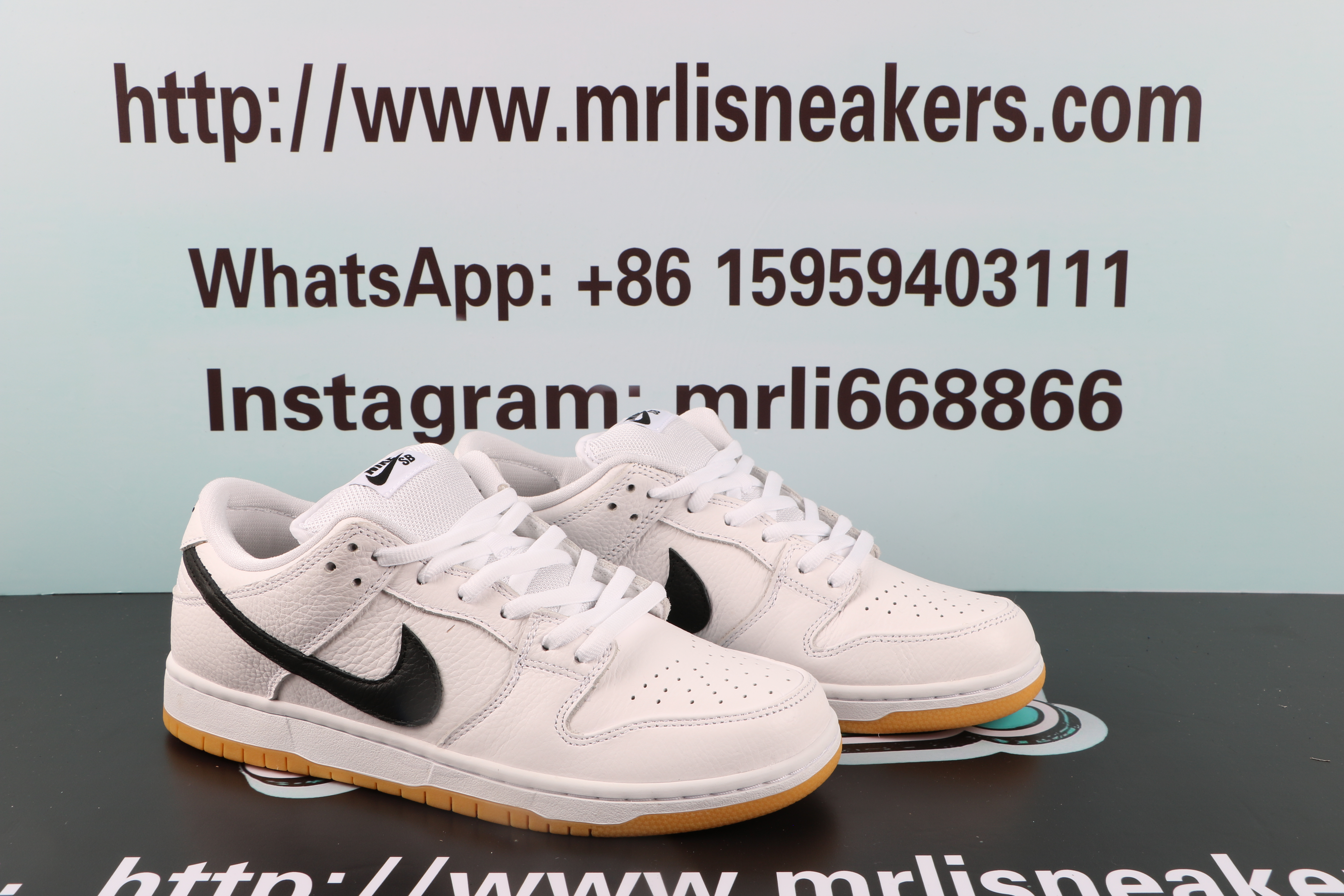 Nike Dunk SB Low pro iso "white gum"