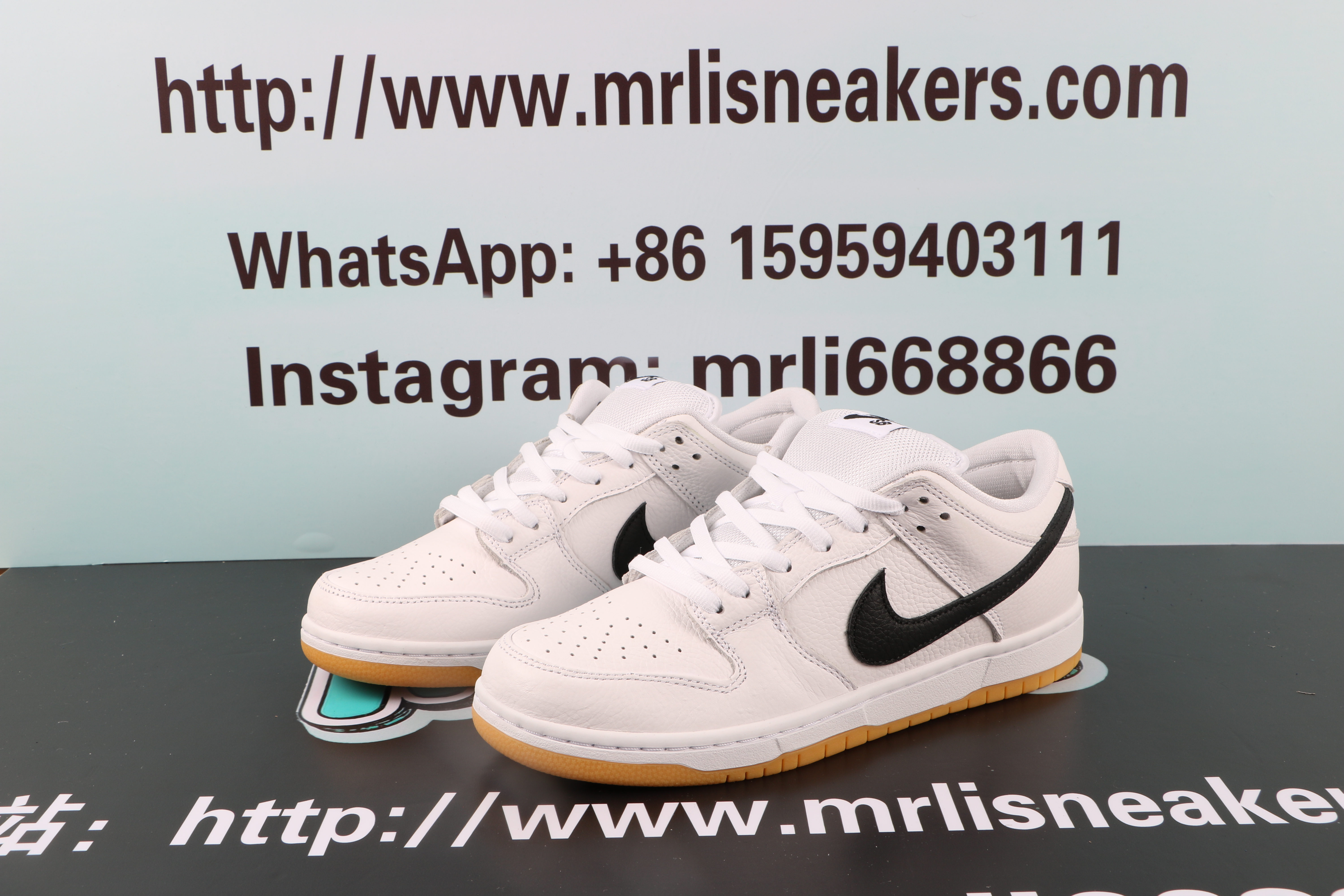 Nike Dunk SB Low pro iso "white gum"