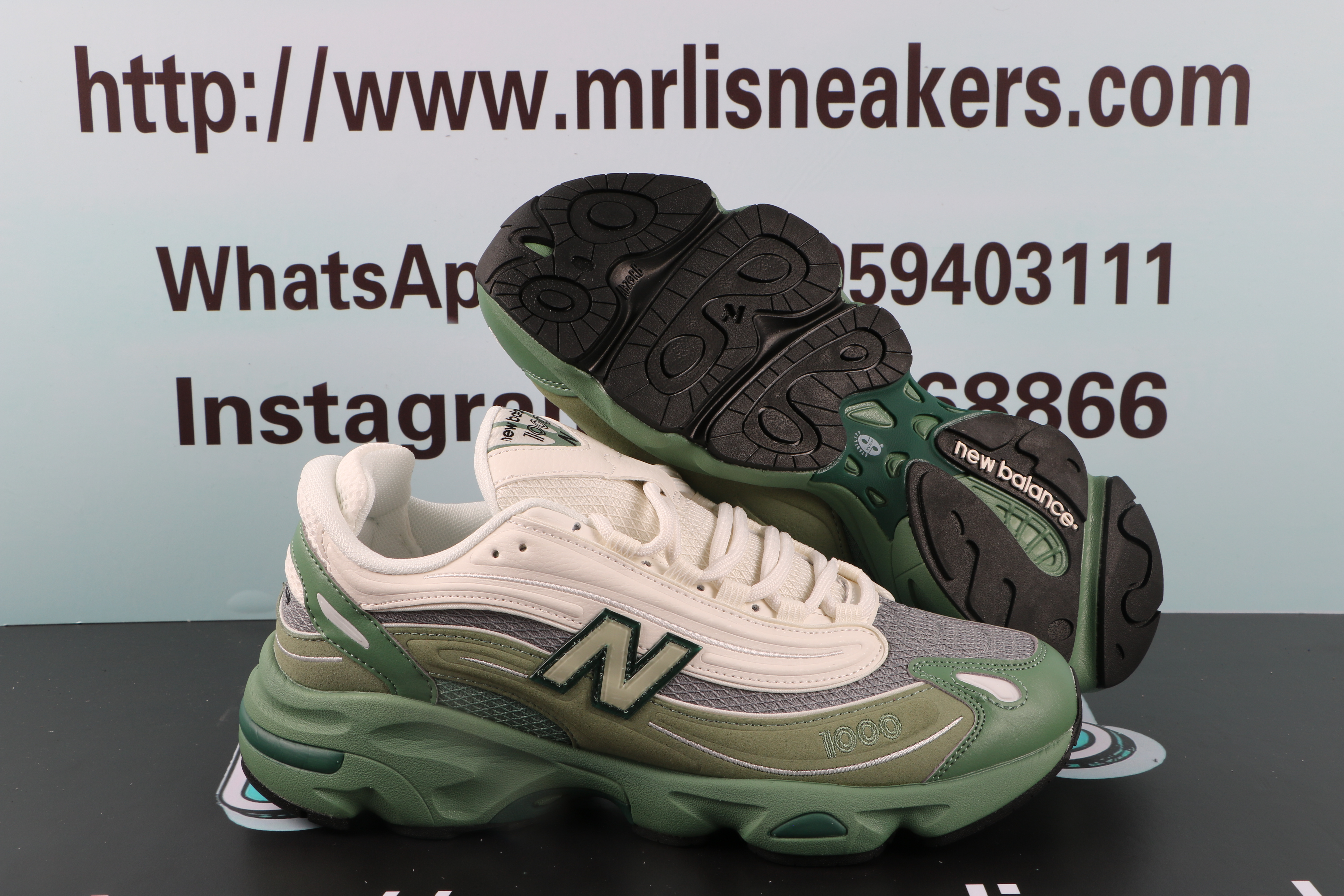 New Balance 1000 Green Grey