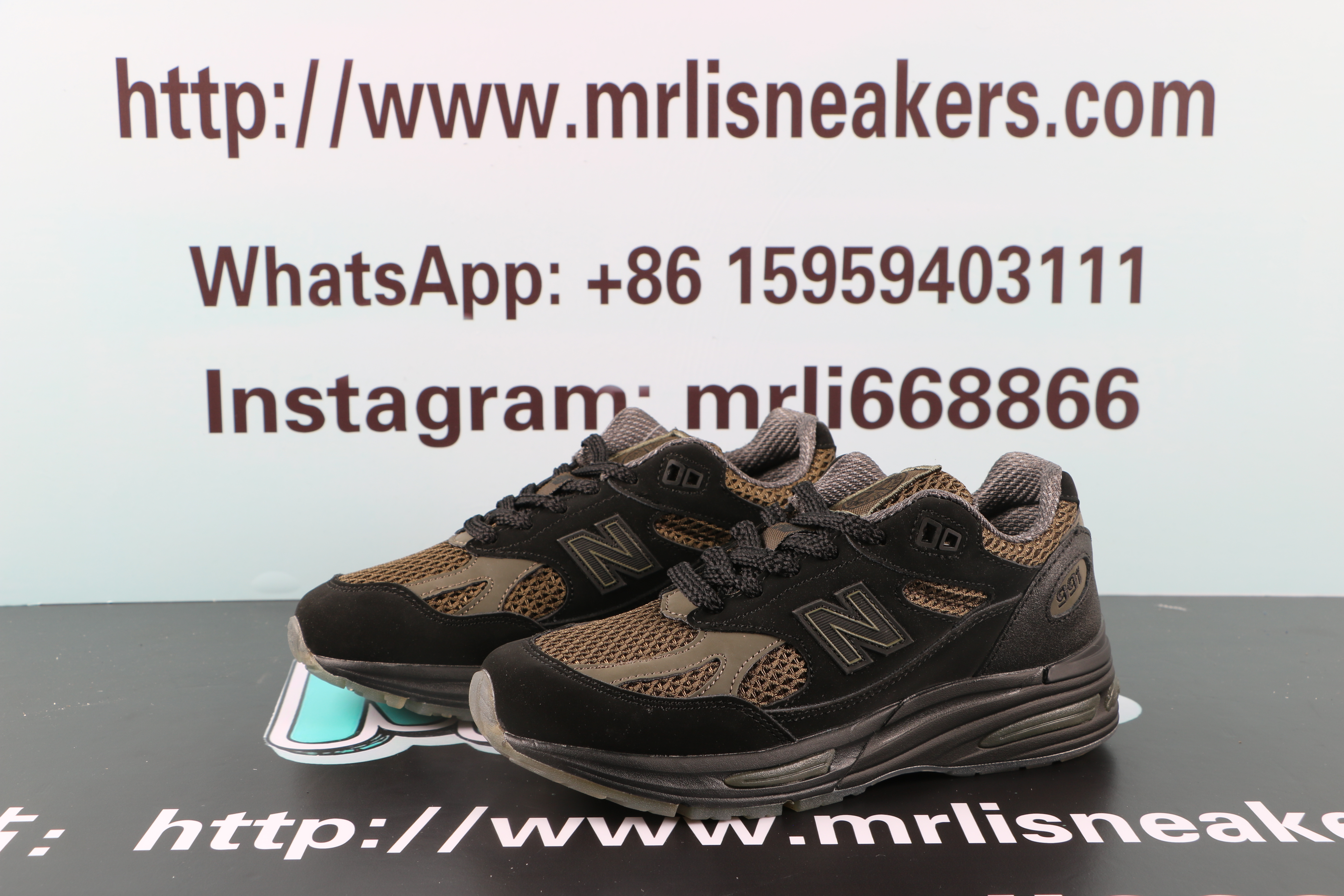New Balance 991V2 Stone Island Black Olive