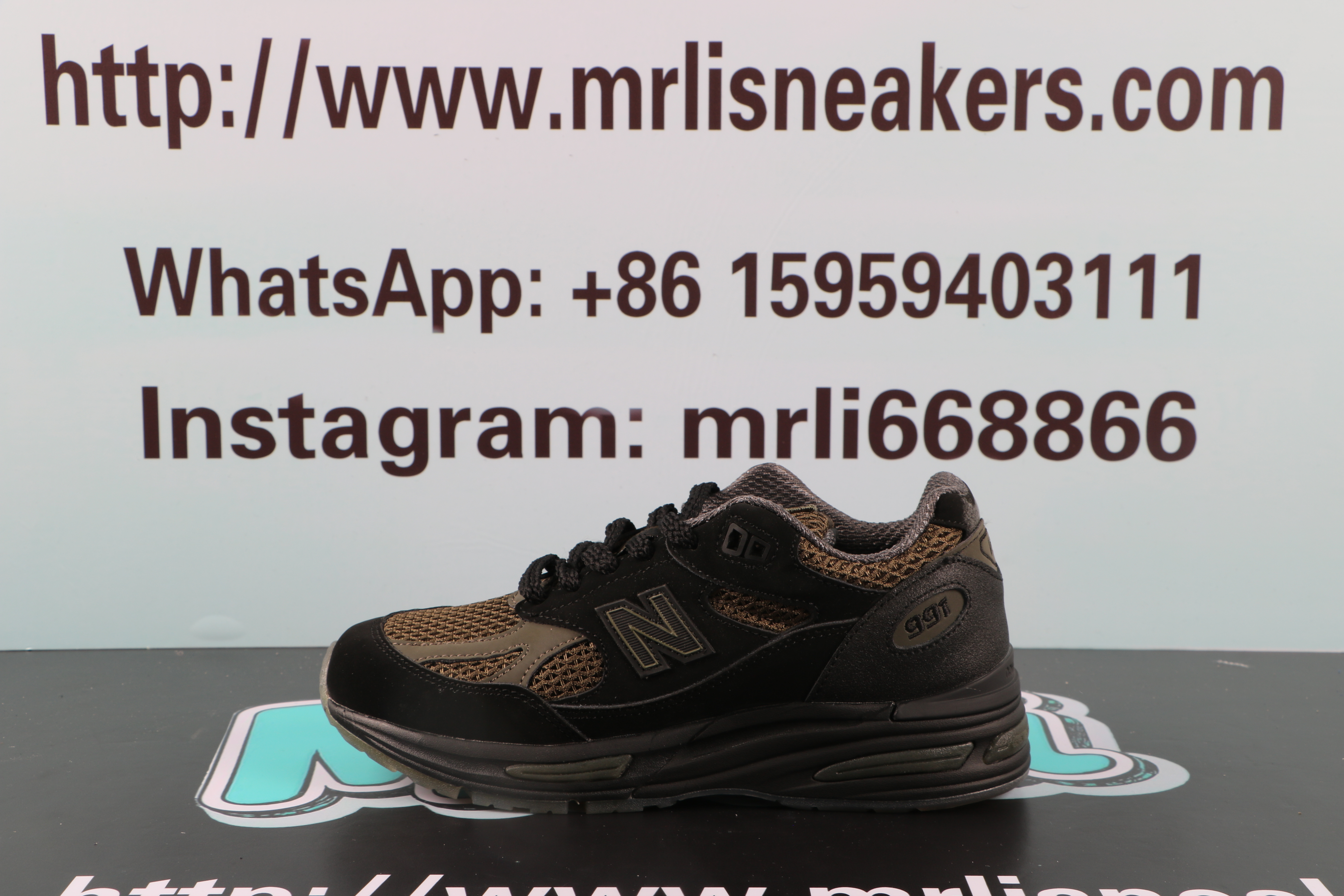 New Balance 991V2 Stone Island Black Olive