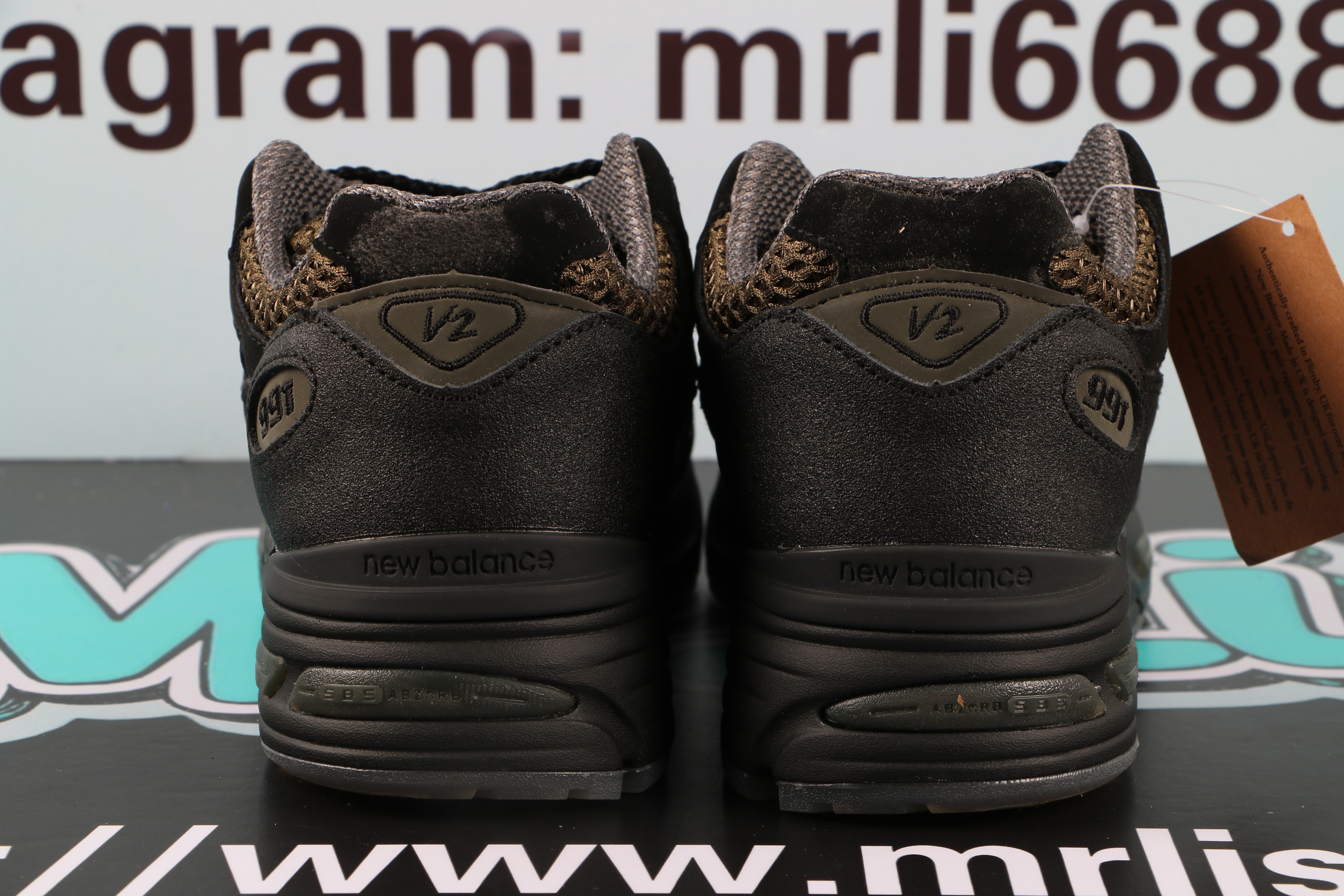 New Balance 991V2 Stone Island Black Olive