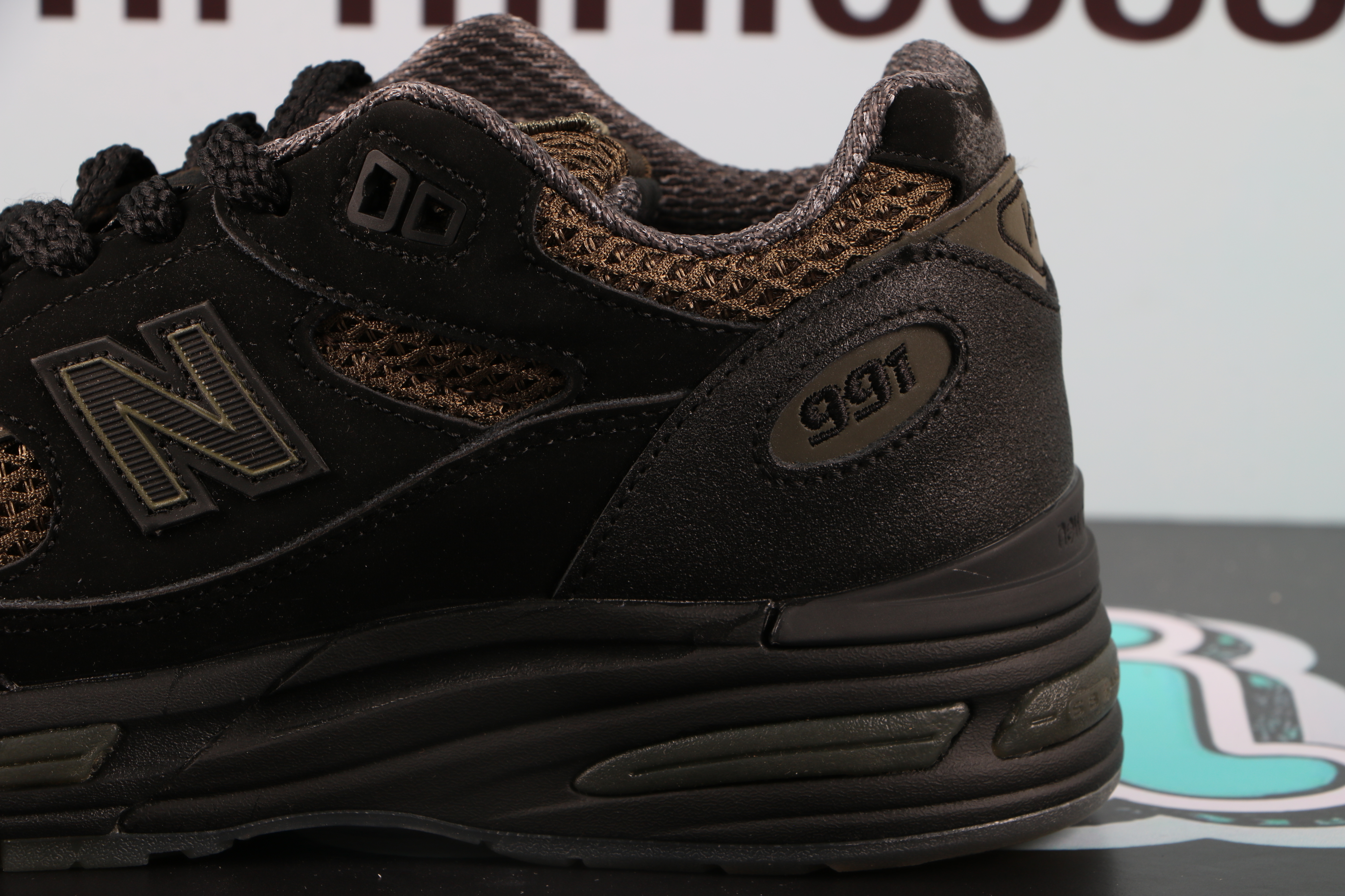 New Balance 991V2 Stone Island Black Olive