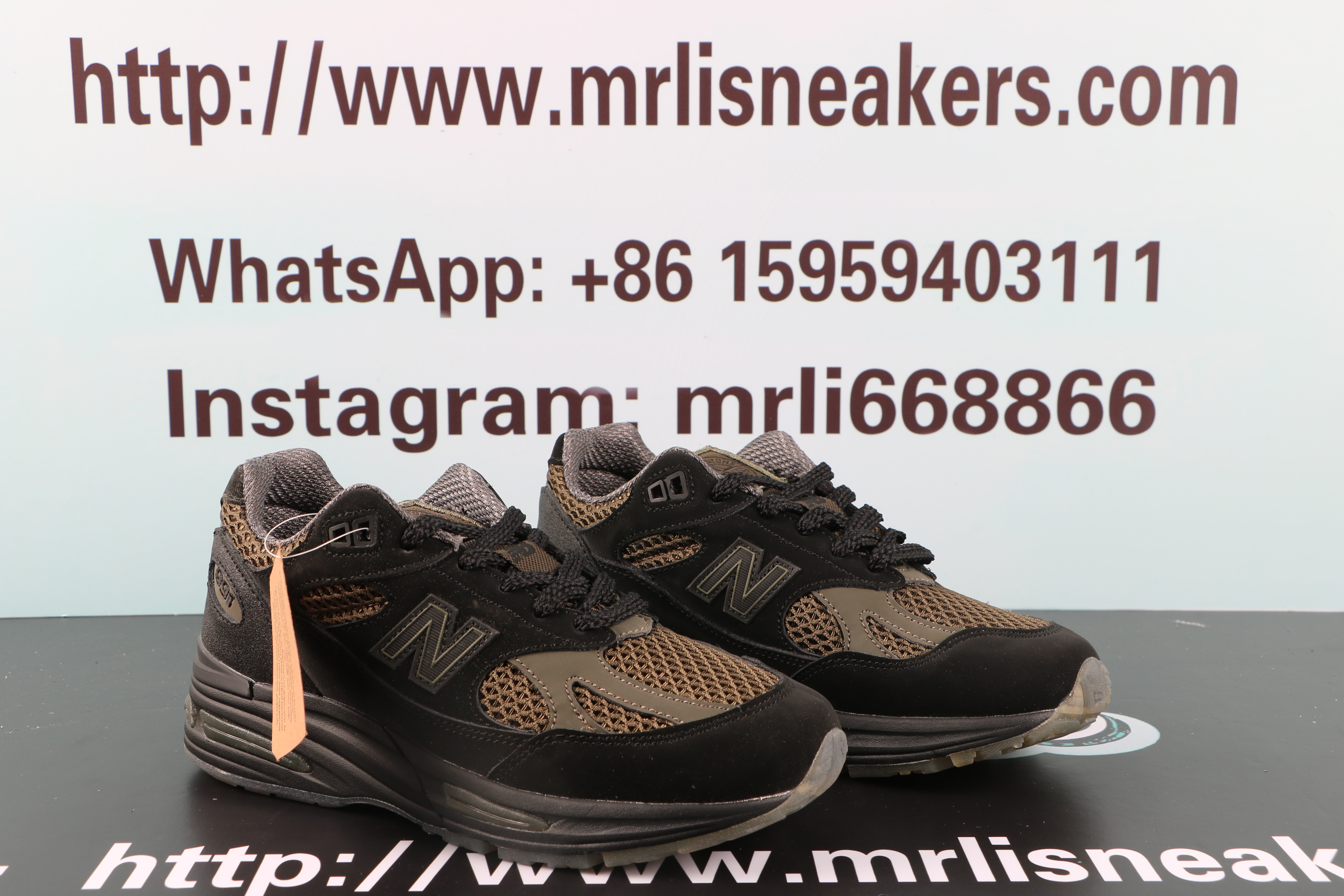 New Balance 991V2 Stone Island Black Olive
