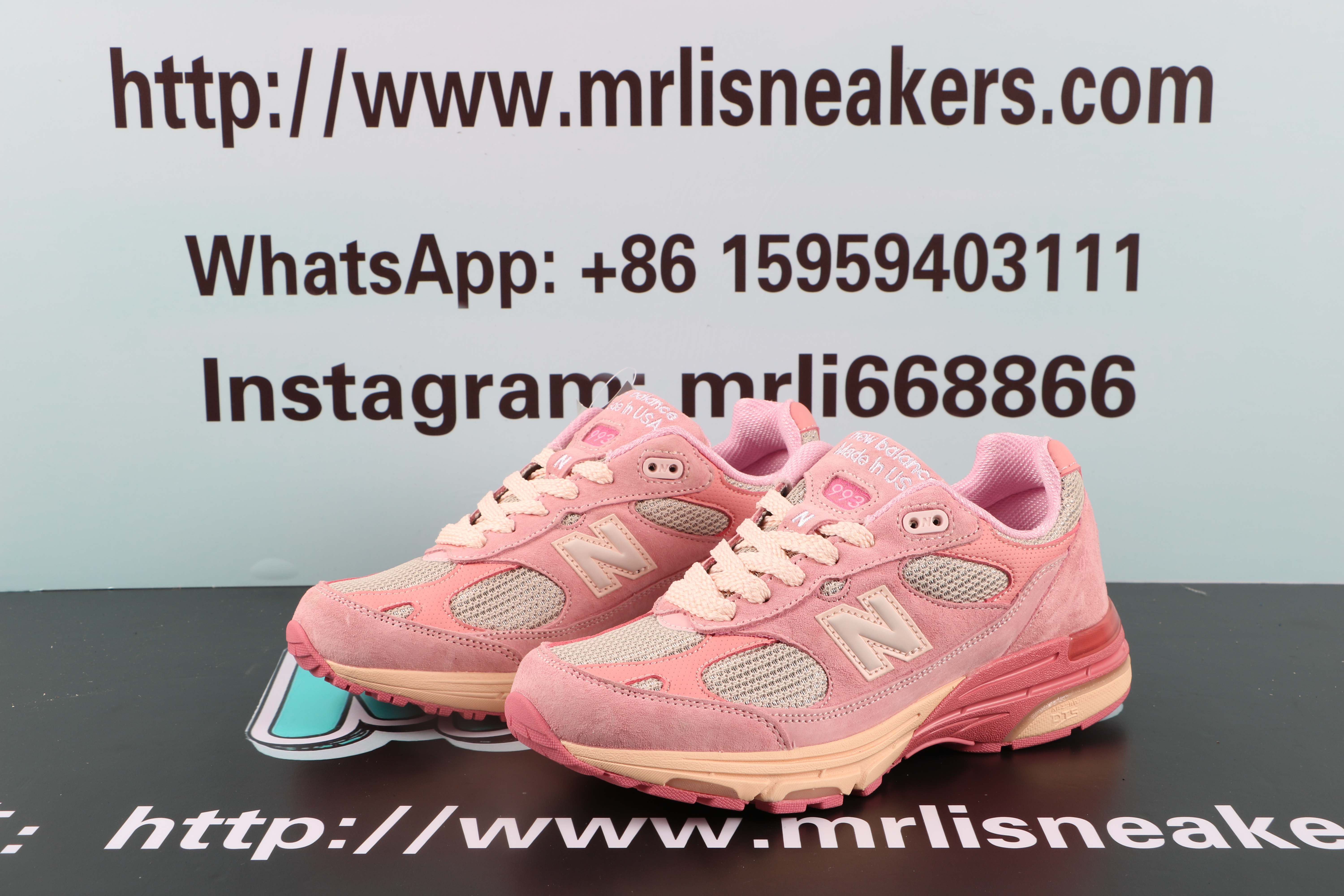 New Balance 993 Joe Freshgoods Performance Art Powder Pink