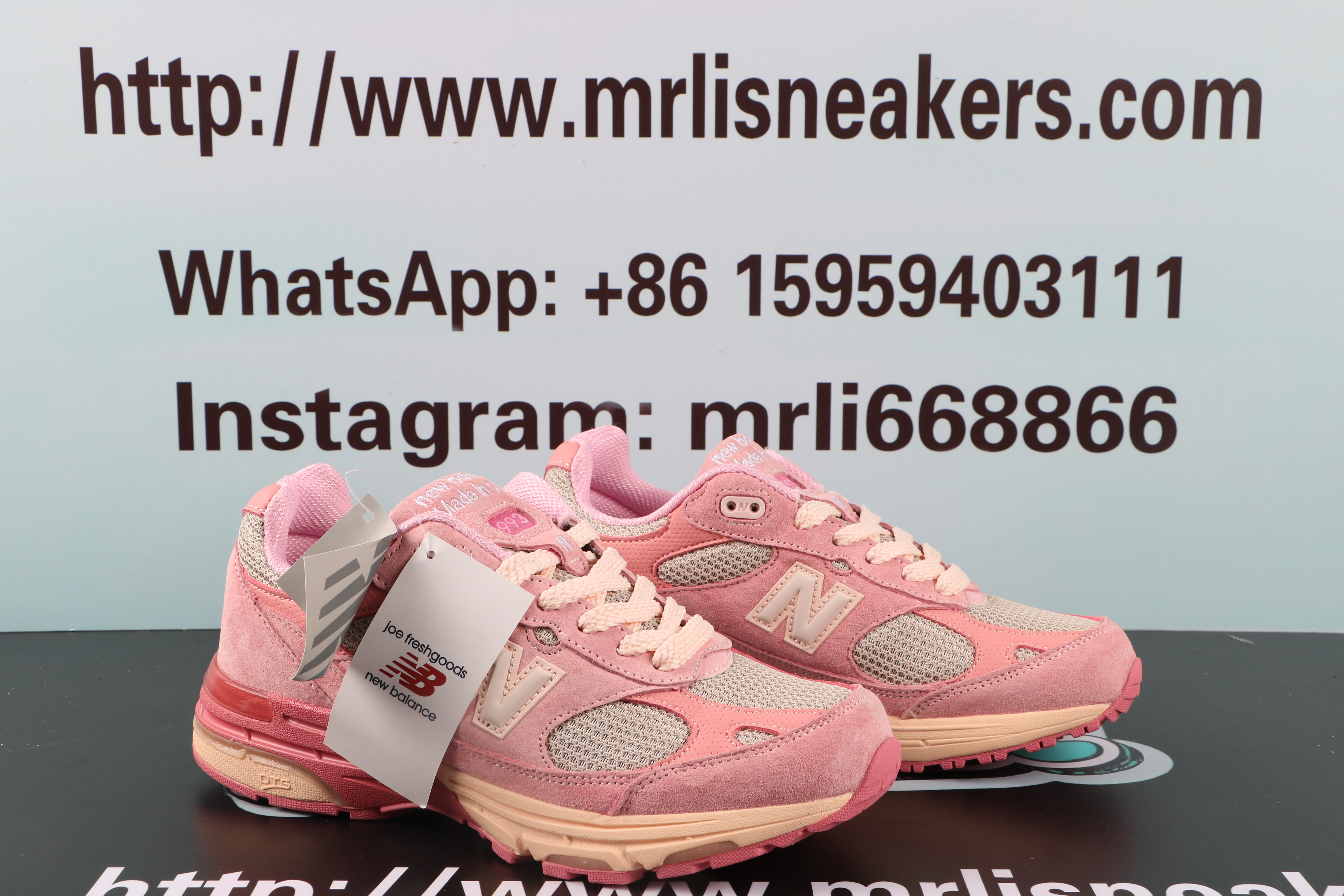New Balance 993 Joe Freshgoods Performance Art Powder Pink