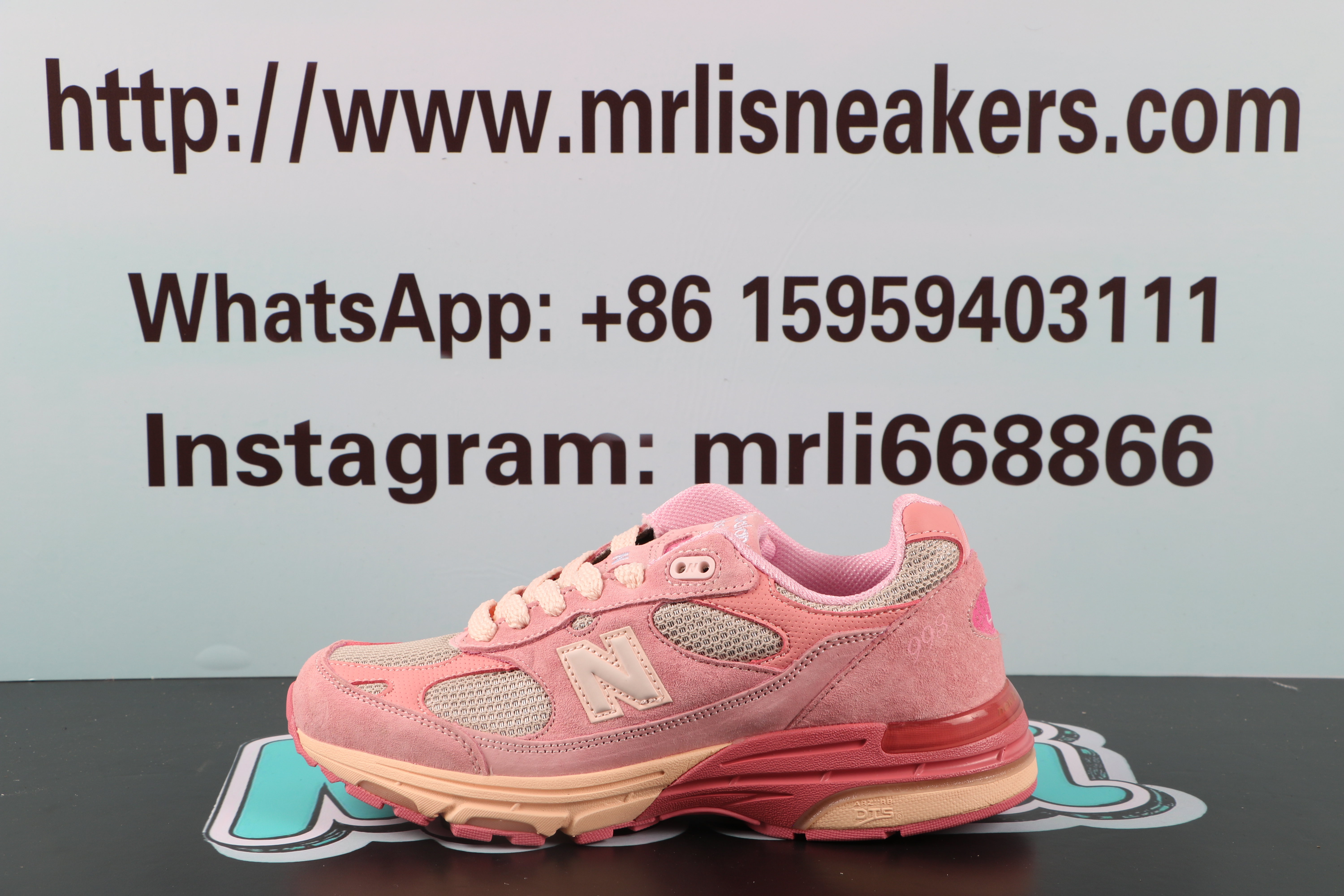 New Balance 993 Joe Freshgoods Performance Art Powder Pink