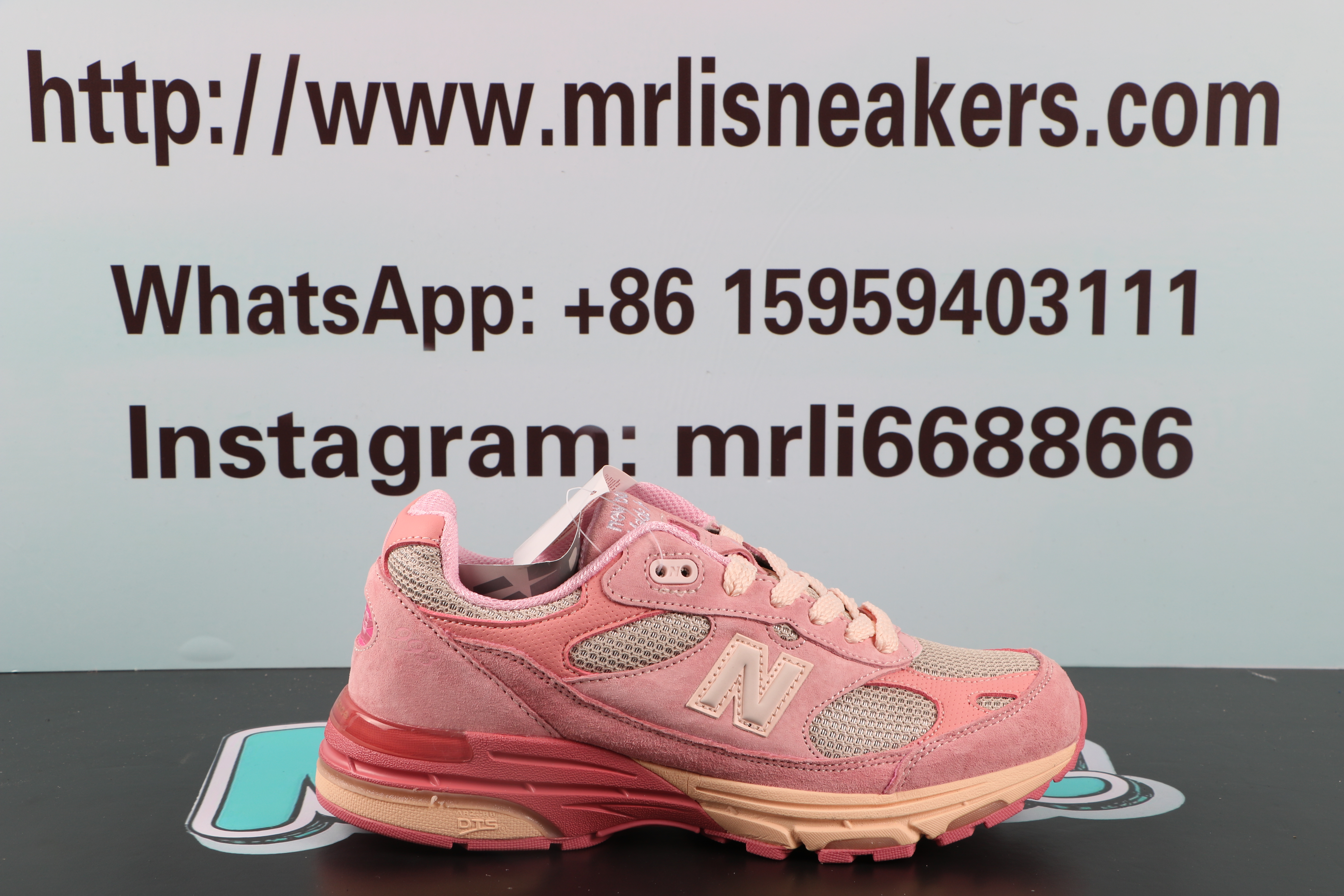 New Balance 993 Joe Freshgoods Performance Art Powder Pink