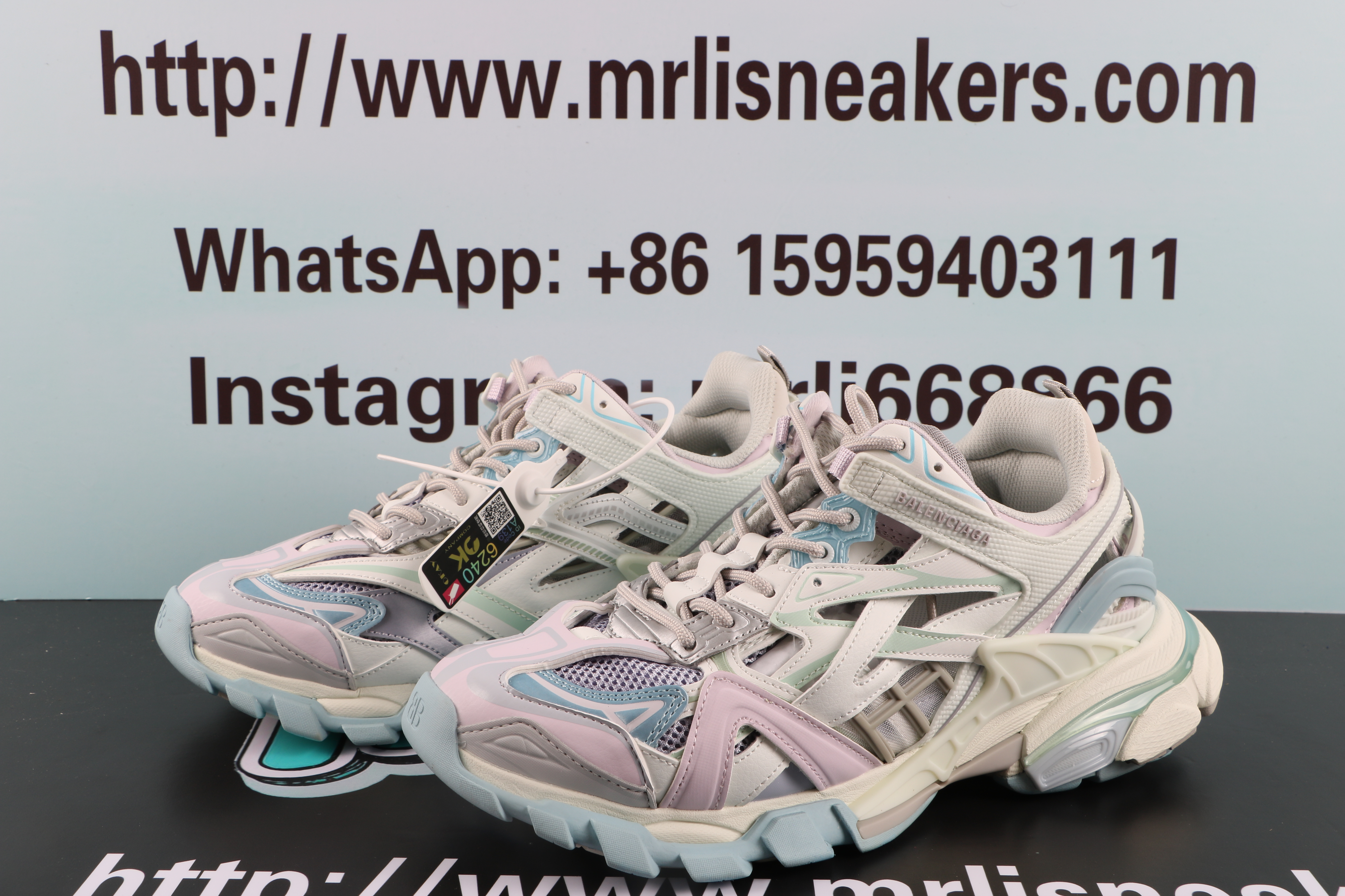 Balenciaga Track .2 Pastel