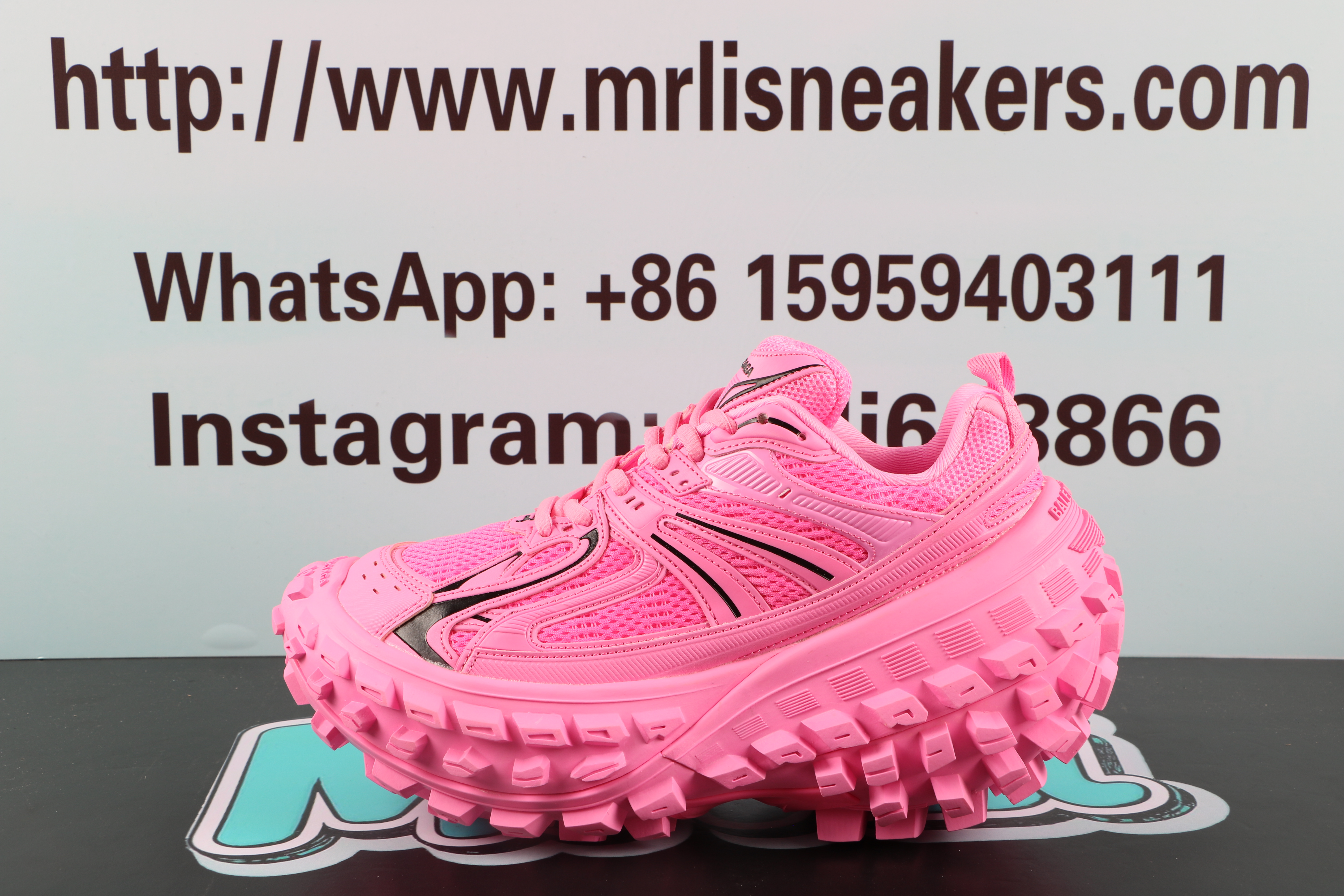 Balenciaga Defender Rubber Platform Sneakers