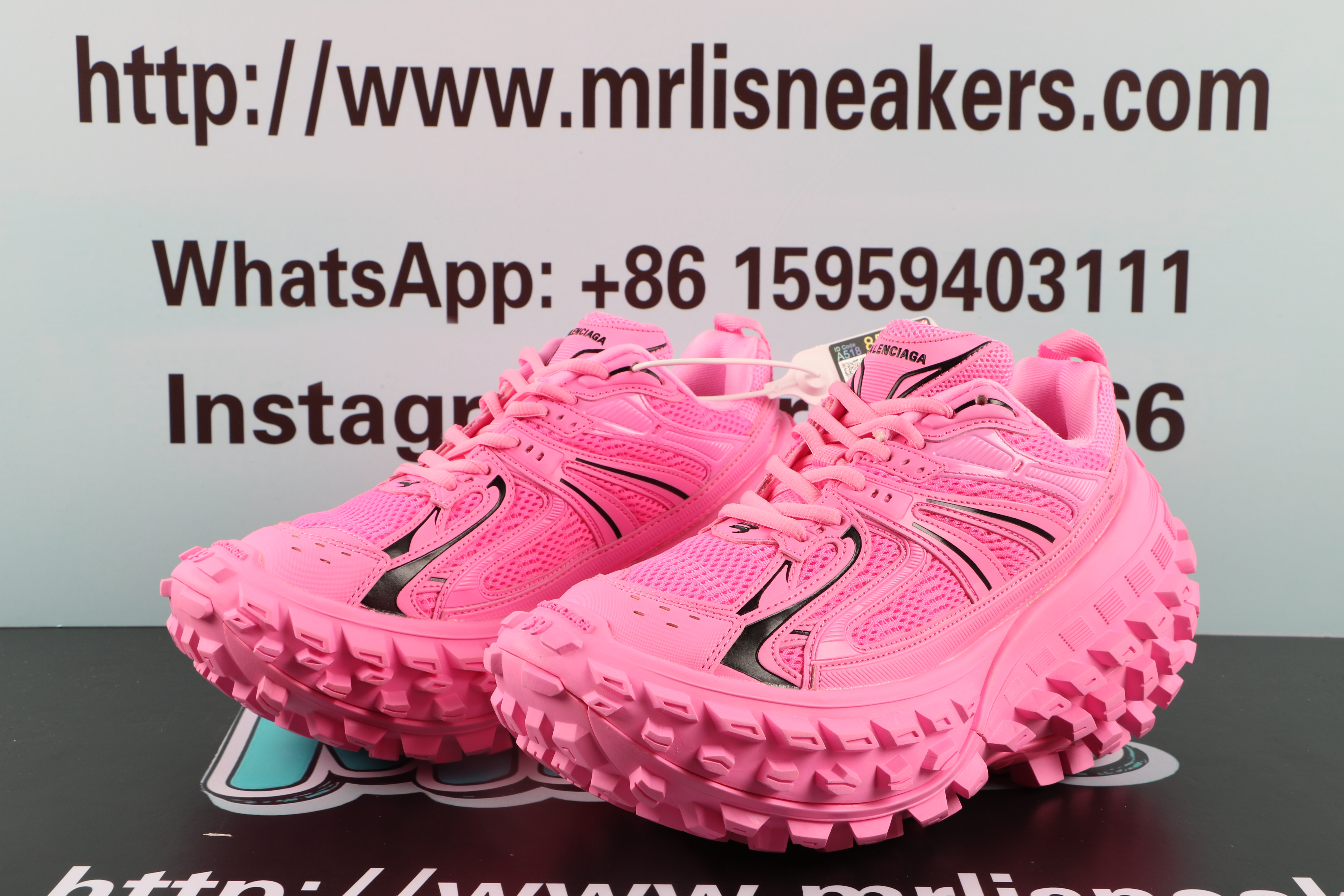 Balenciaga Defender Rubber Platform Sneakers