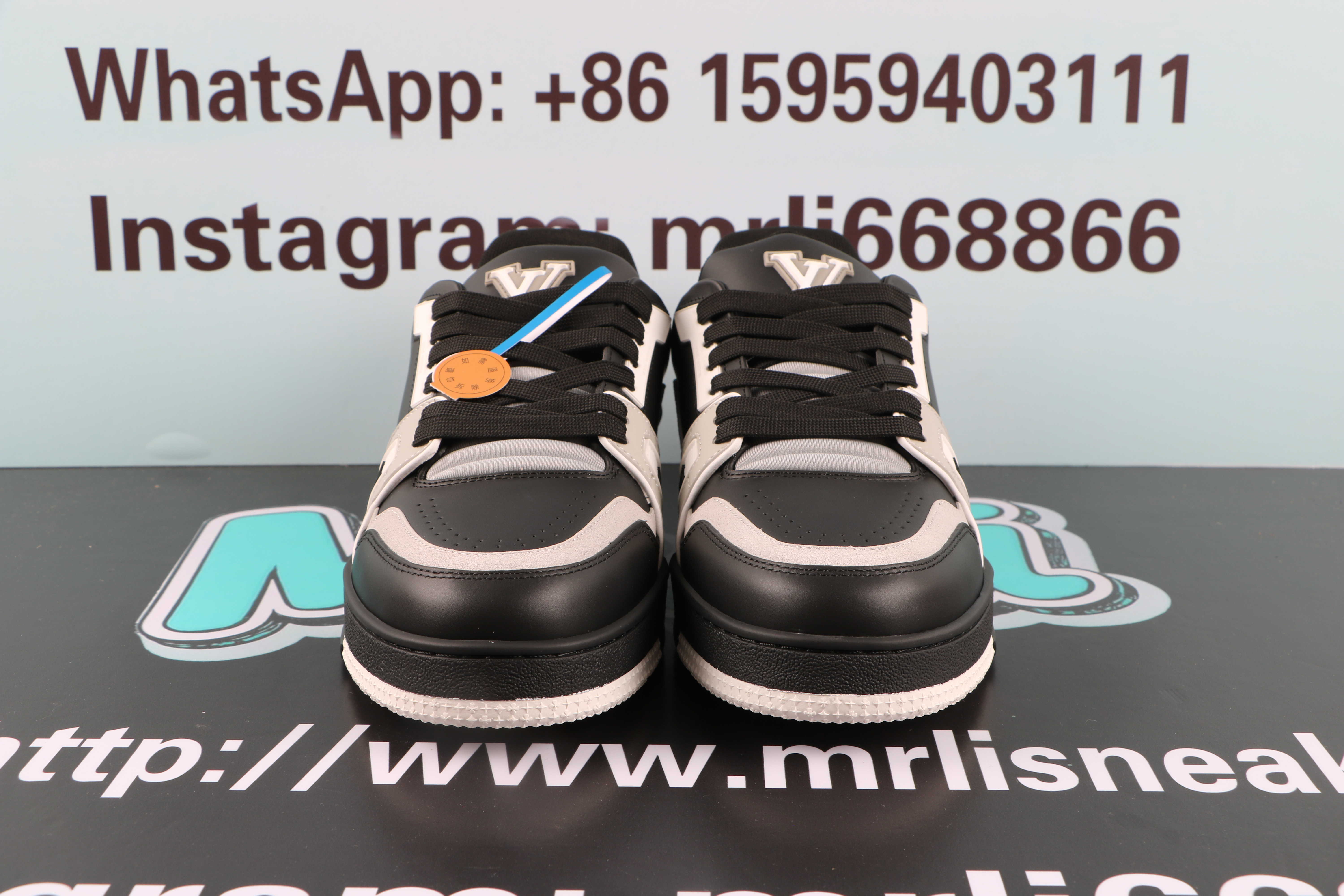 Louis Vuitton LV Trainer #54 Black Grey