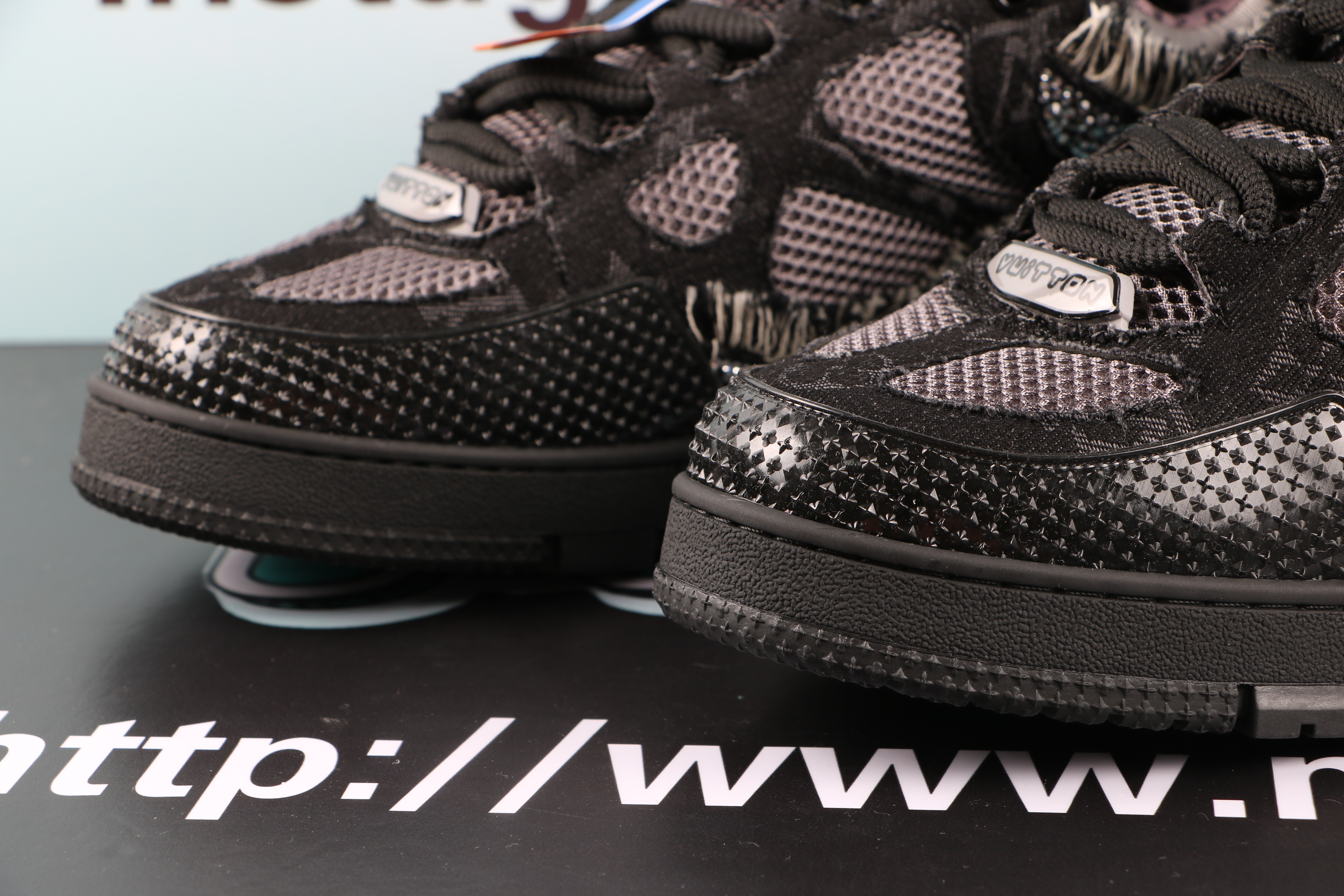 Louis Vuitton Skate Trainer Black Swarovski Monogran