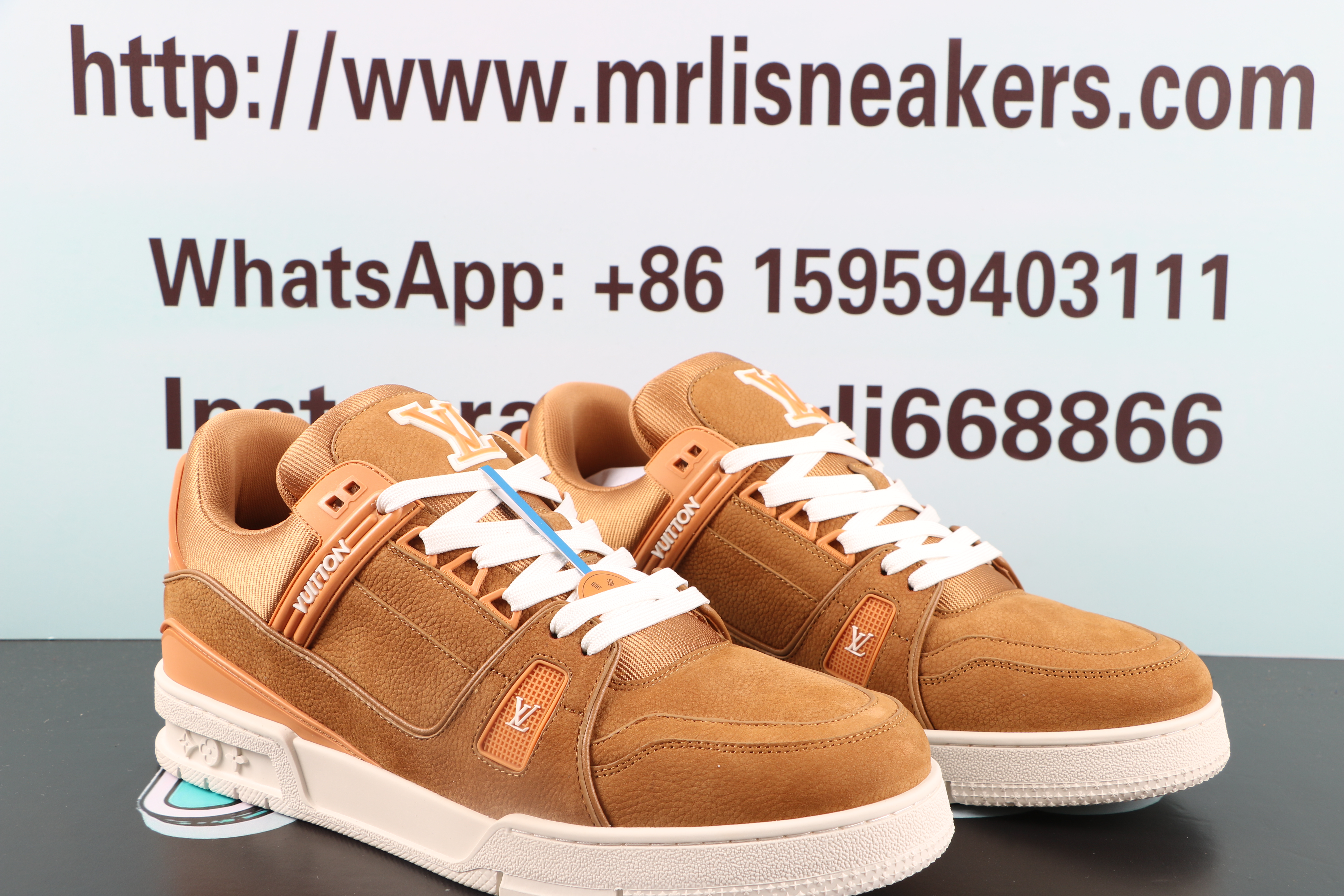 Louis Vuitton LV Trainer Beige