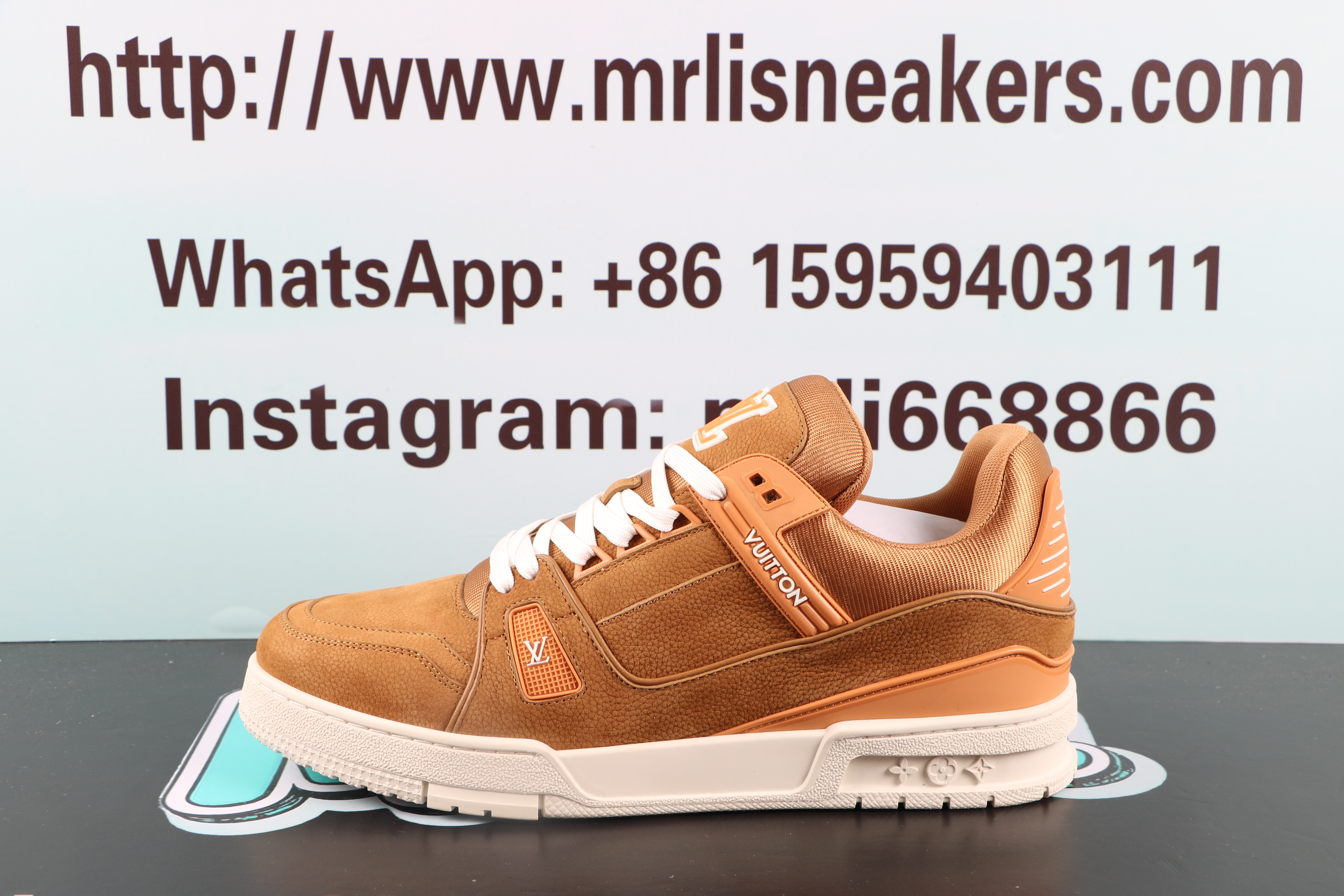 Louis Vuitton LV Trainer Beige