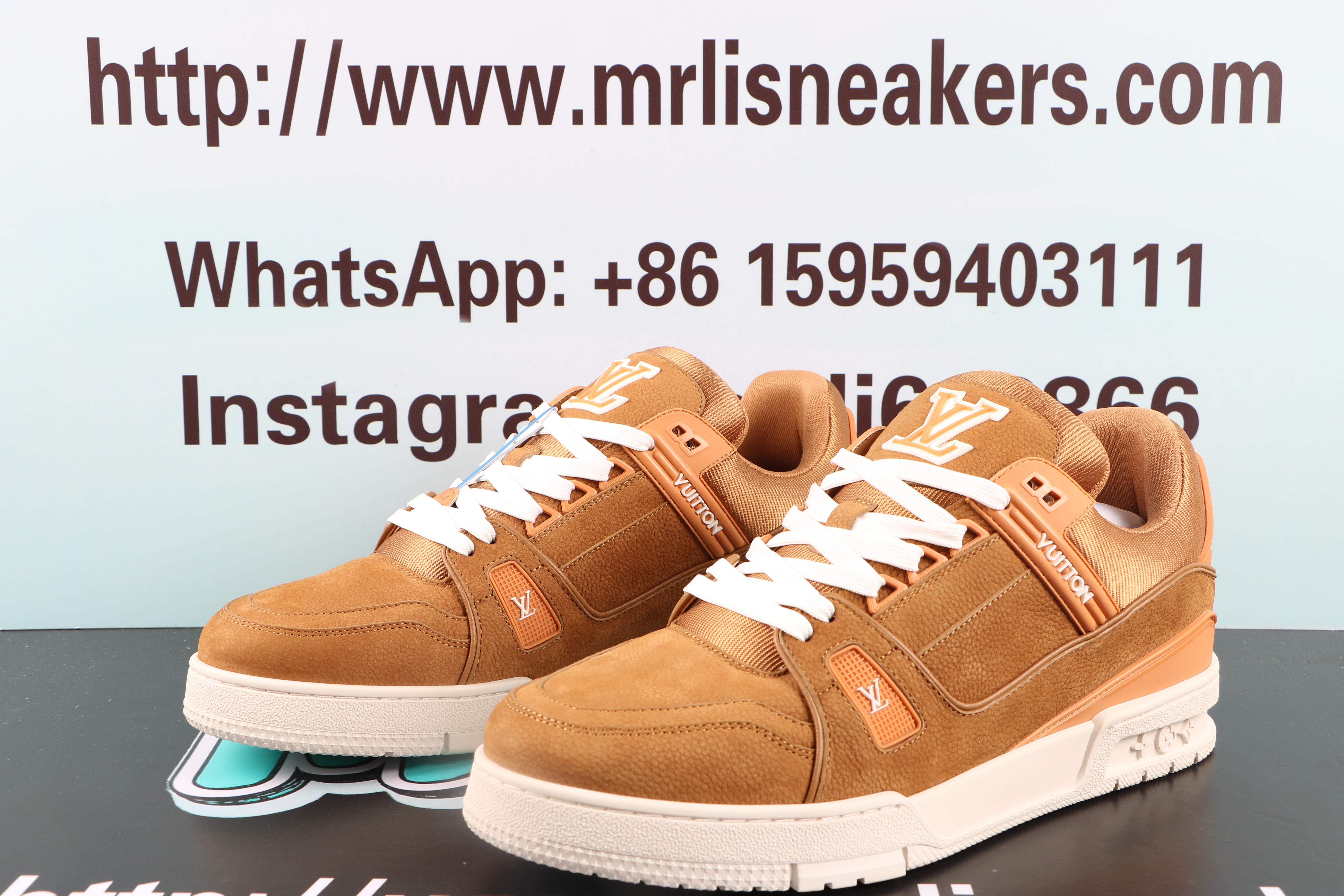 Louis Vuitton LV Trainer Beige