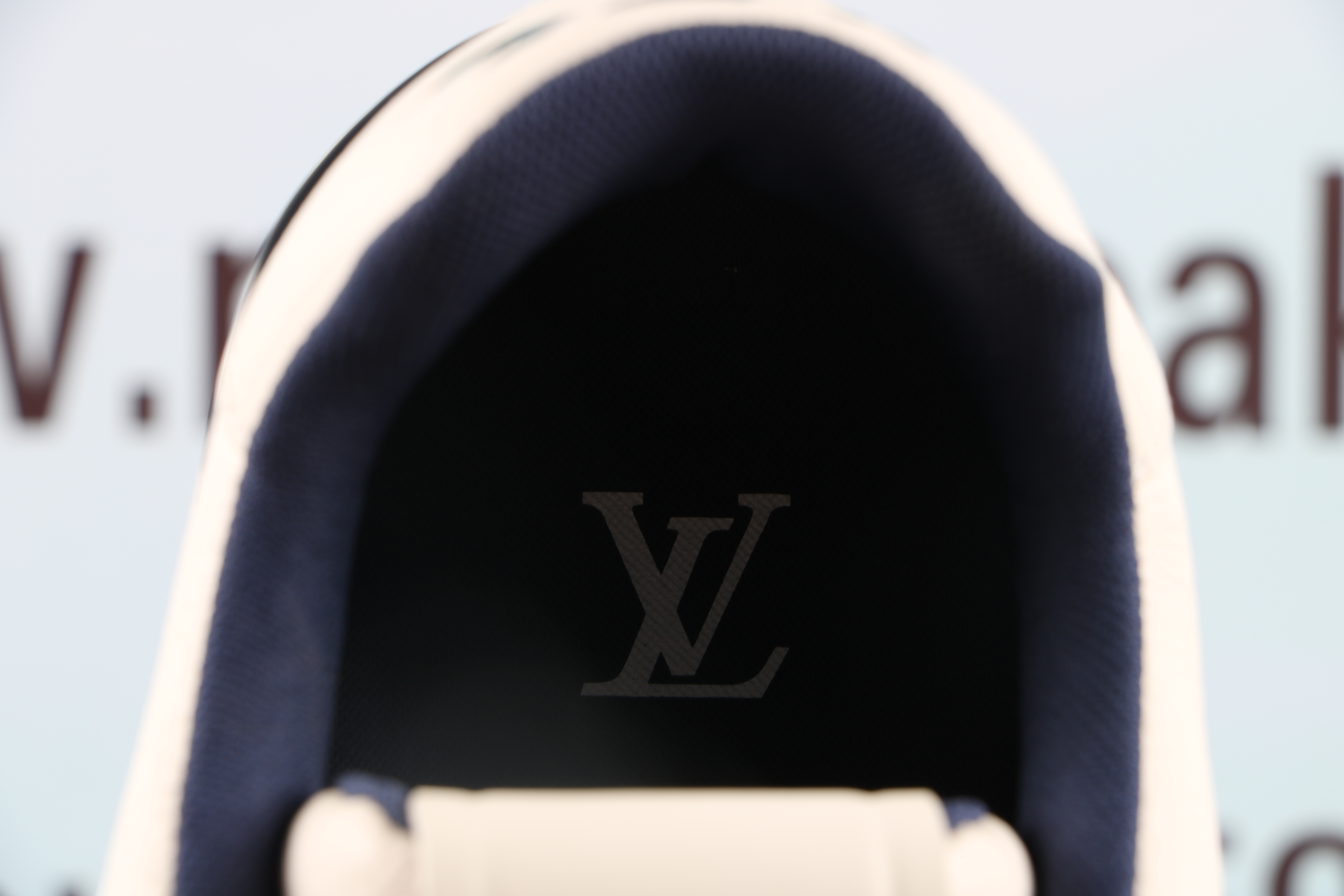 Louis Vuitton LV Trainer #54 Signature White Marine