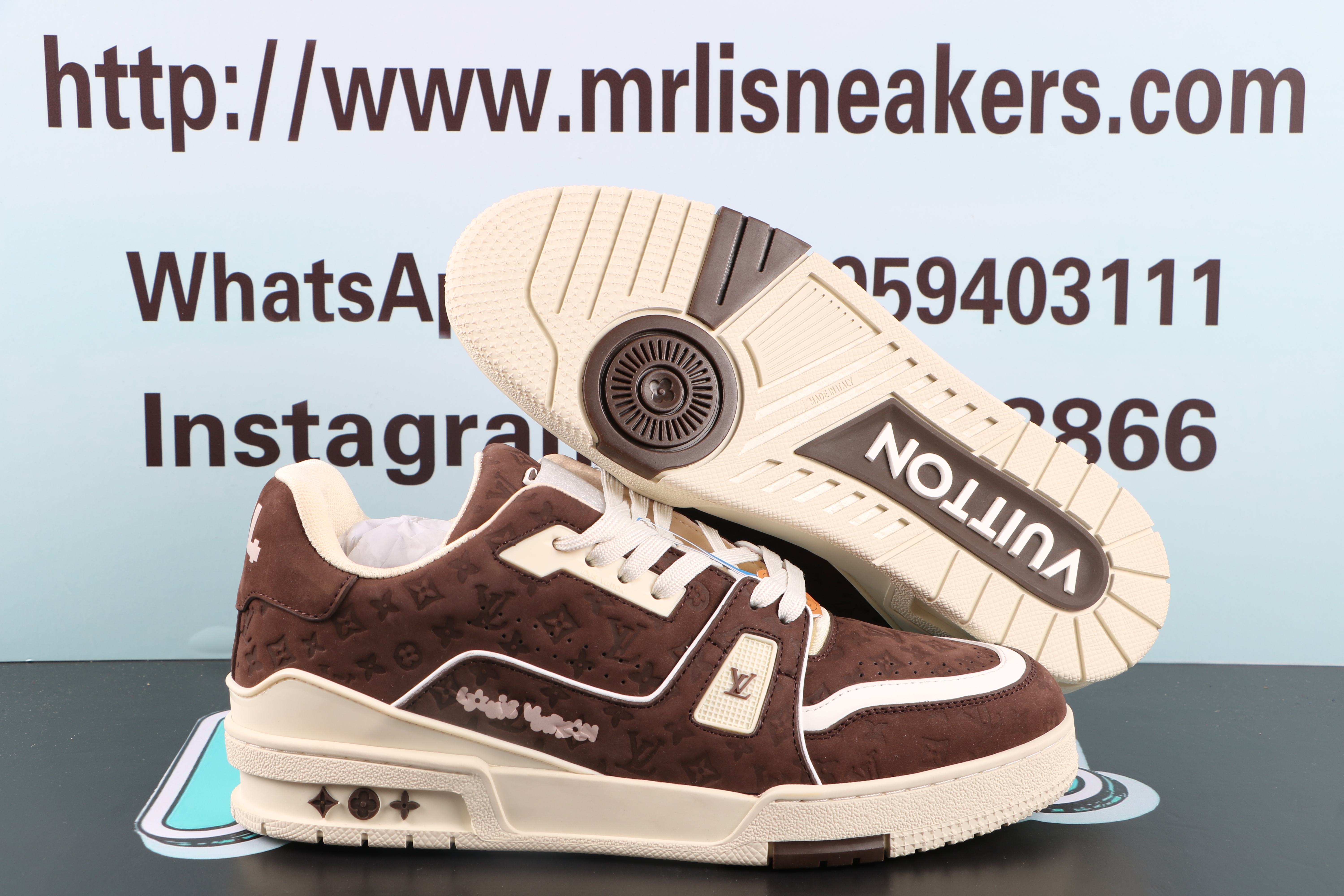 Louis Vuitton by Tyler,the Creator LV Trainer Mocha