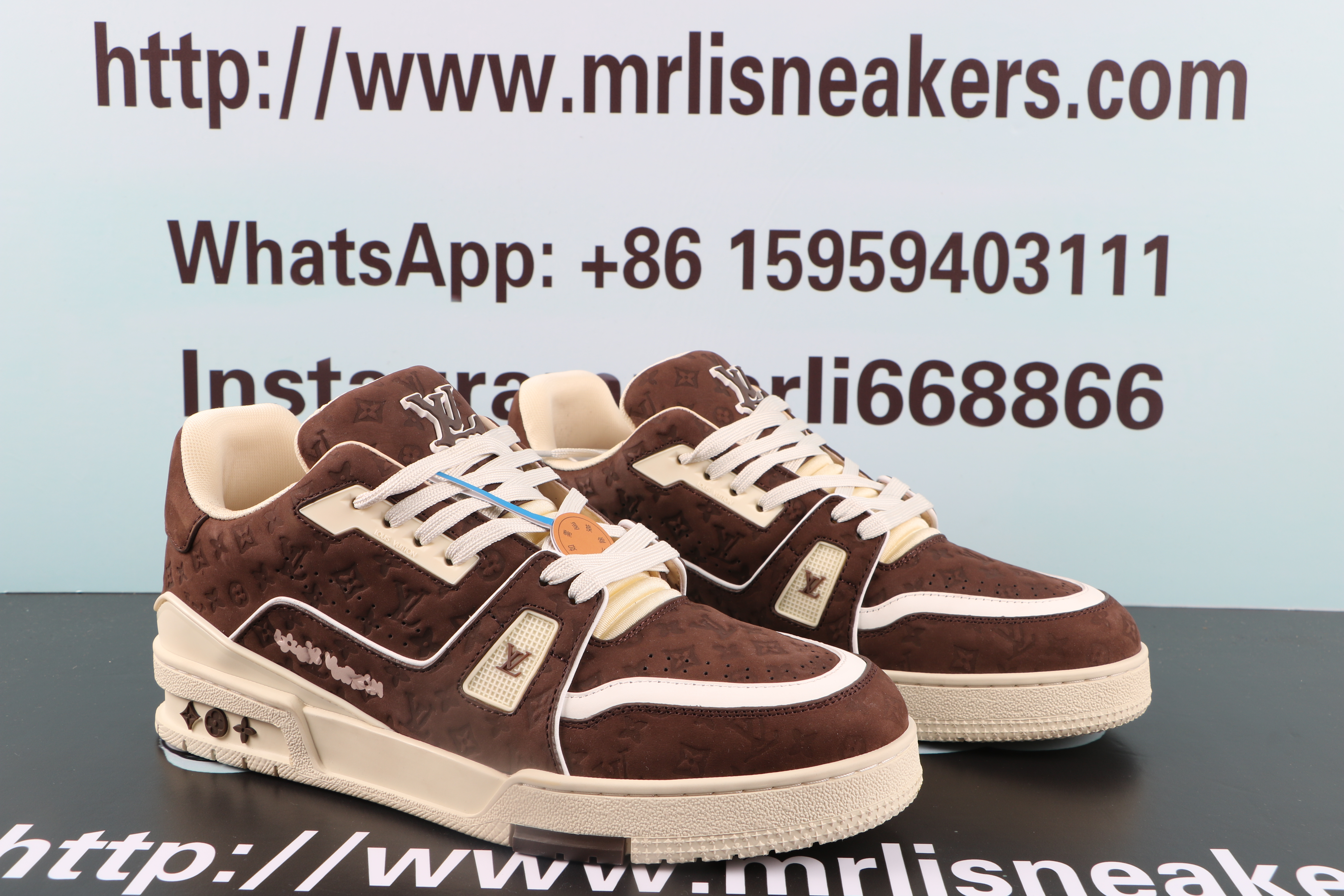 Louis Vuitton by Tyler,the Creator LV Trainer Mocha