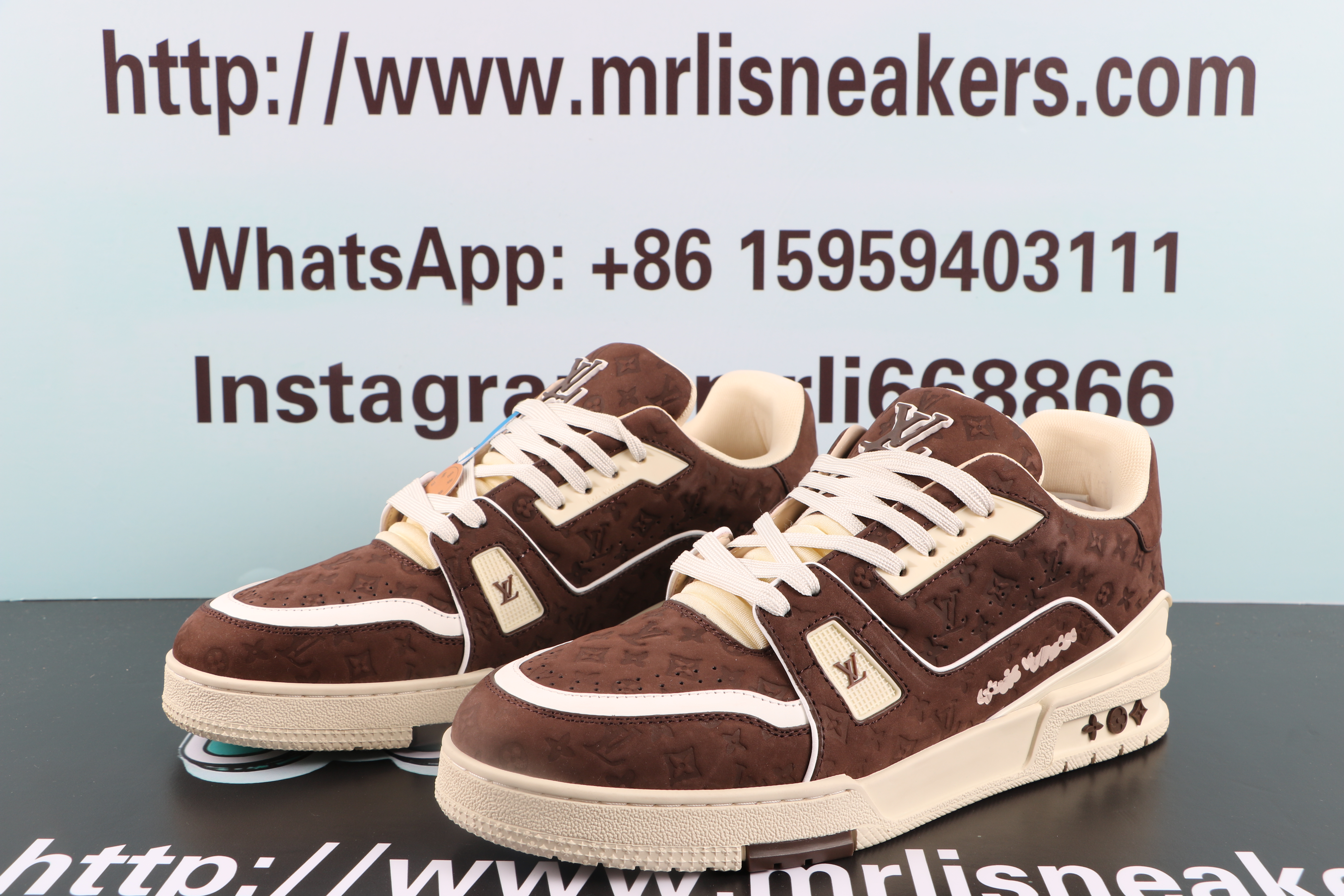 Louis Vuitton by Tyler,the Creator LV Trainer Mocha