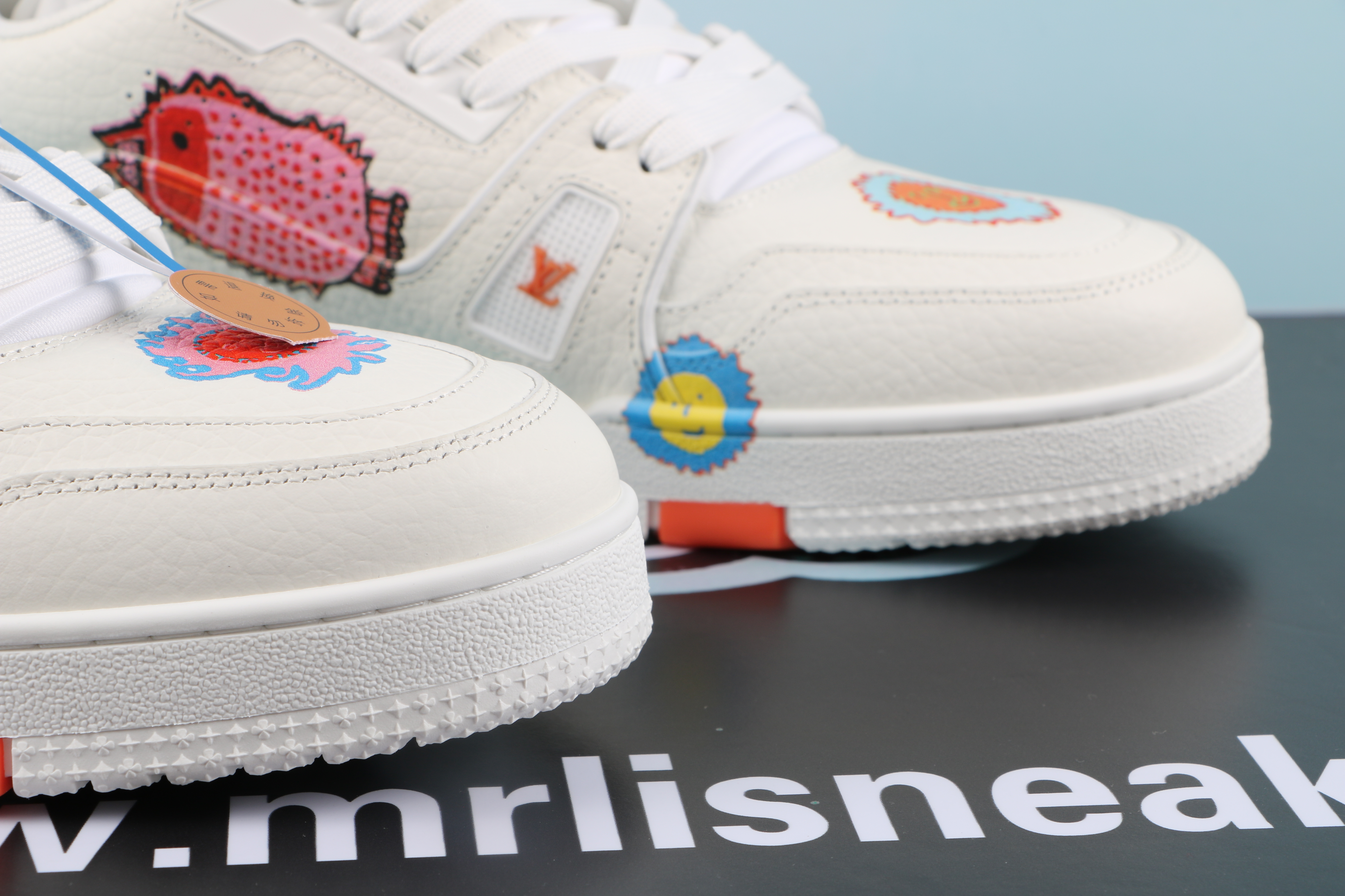 Louis Vuitton x Yayoi Kusama Trainer White Print