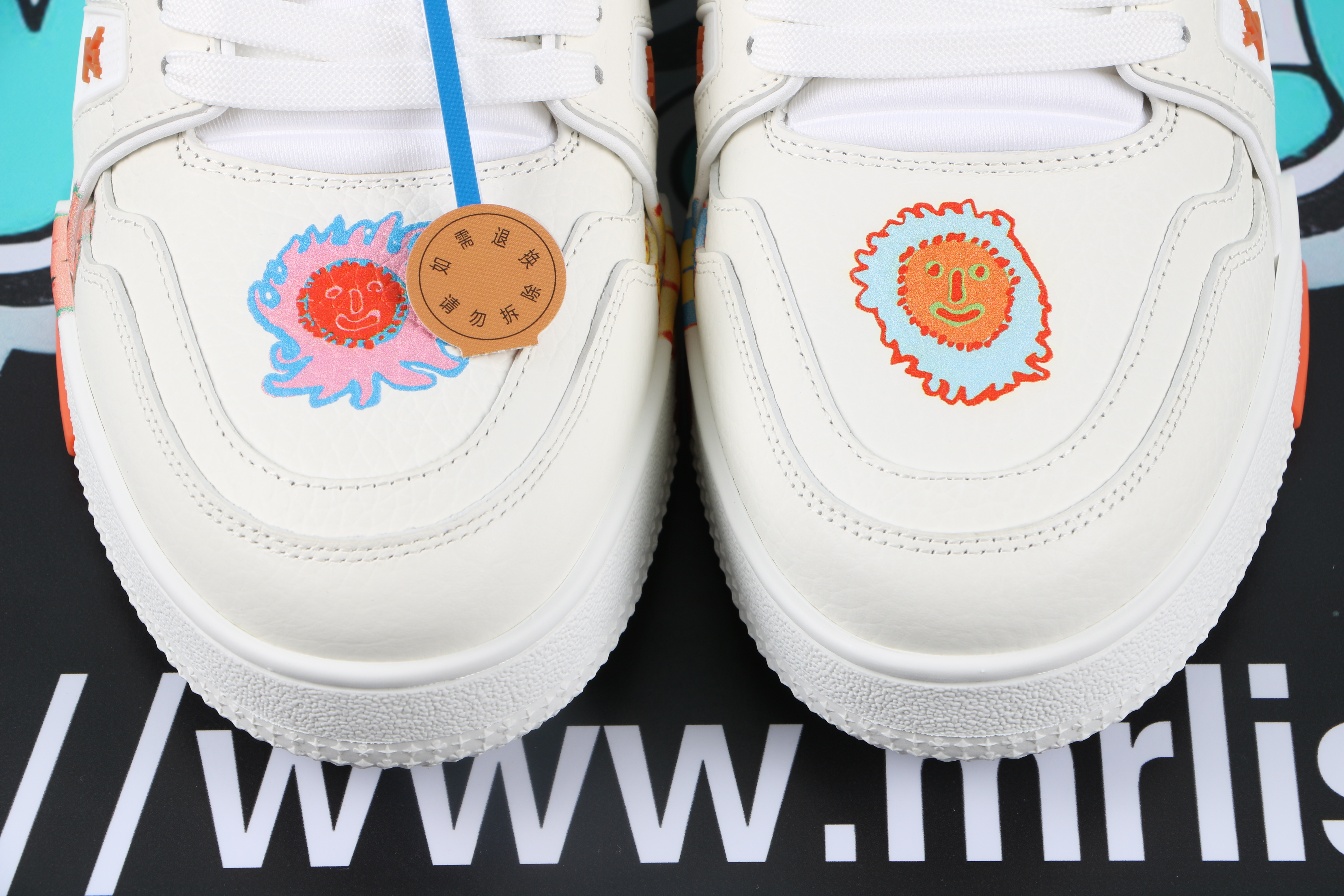 Louis Vuitton x Yayoi Kusama Trainer White Print