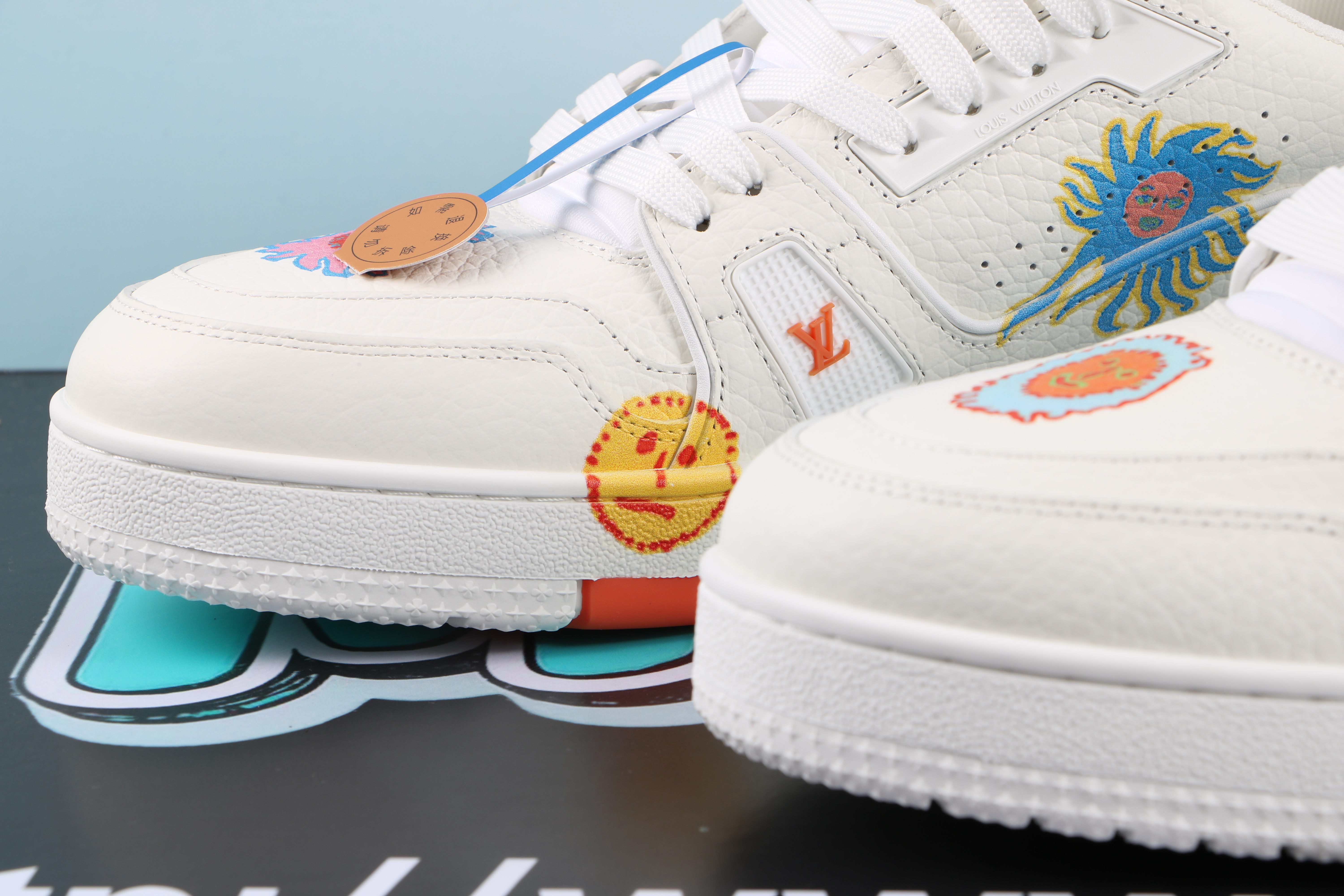 Louis Vuitton x Yayoi Kusama Trainer White Print