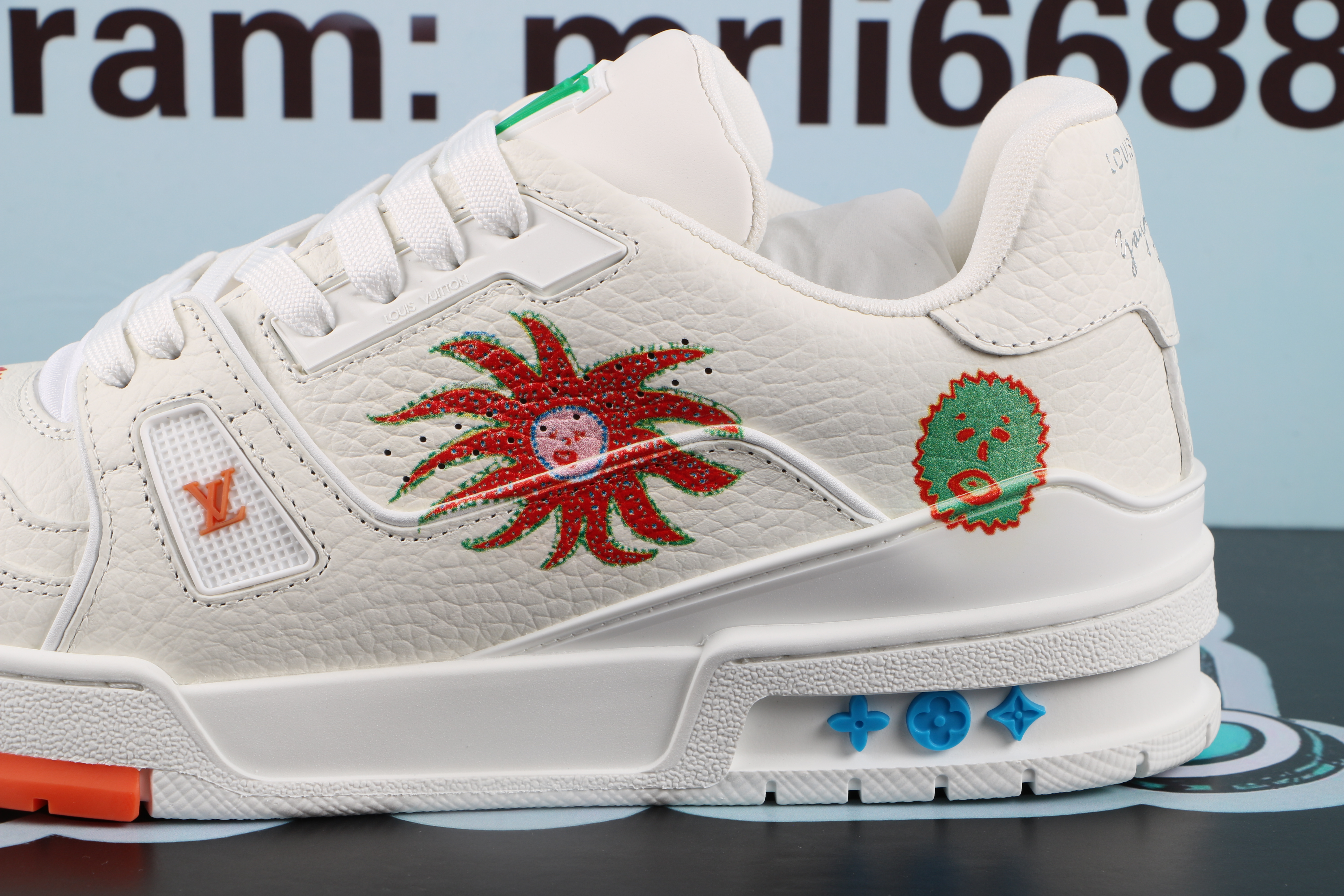 Louis Vuitton x Yayoi Kusama Trainer White Print