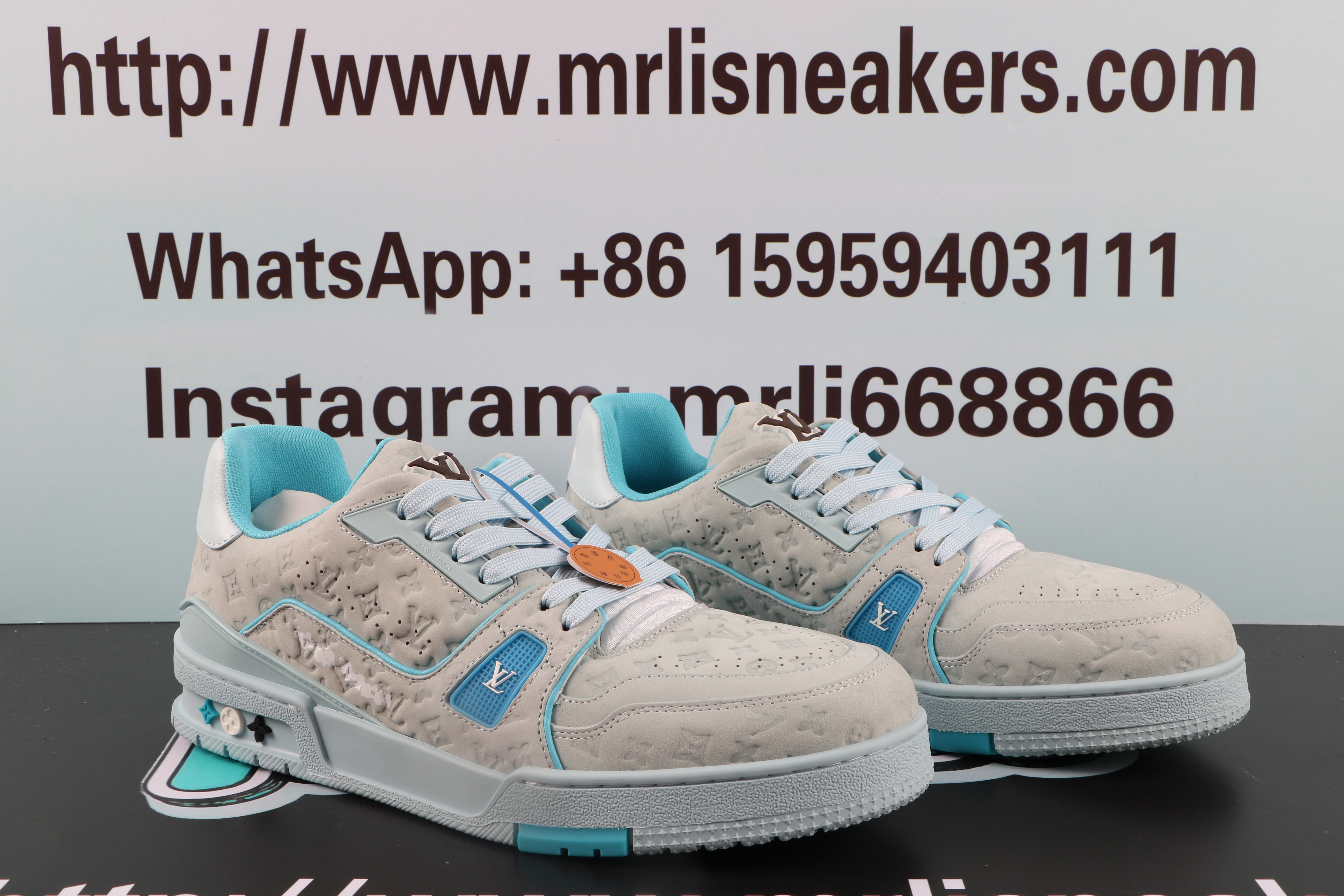 Louis Vuitton by Tyler,the Creator LV Trainer Blue