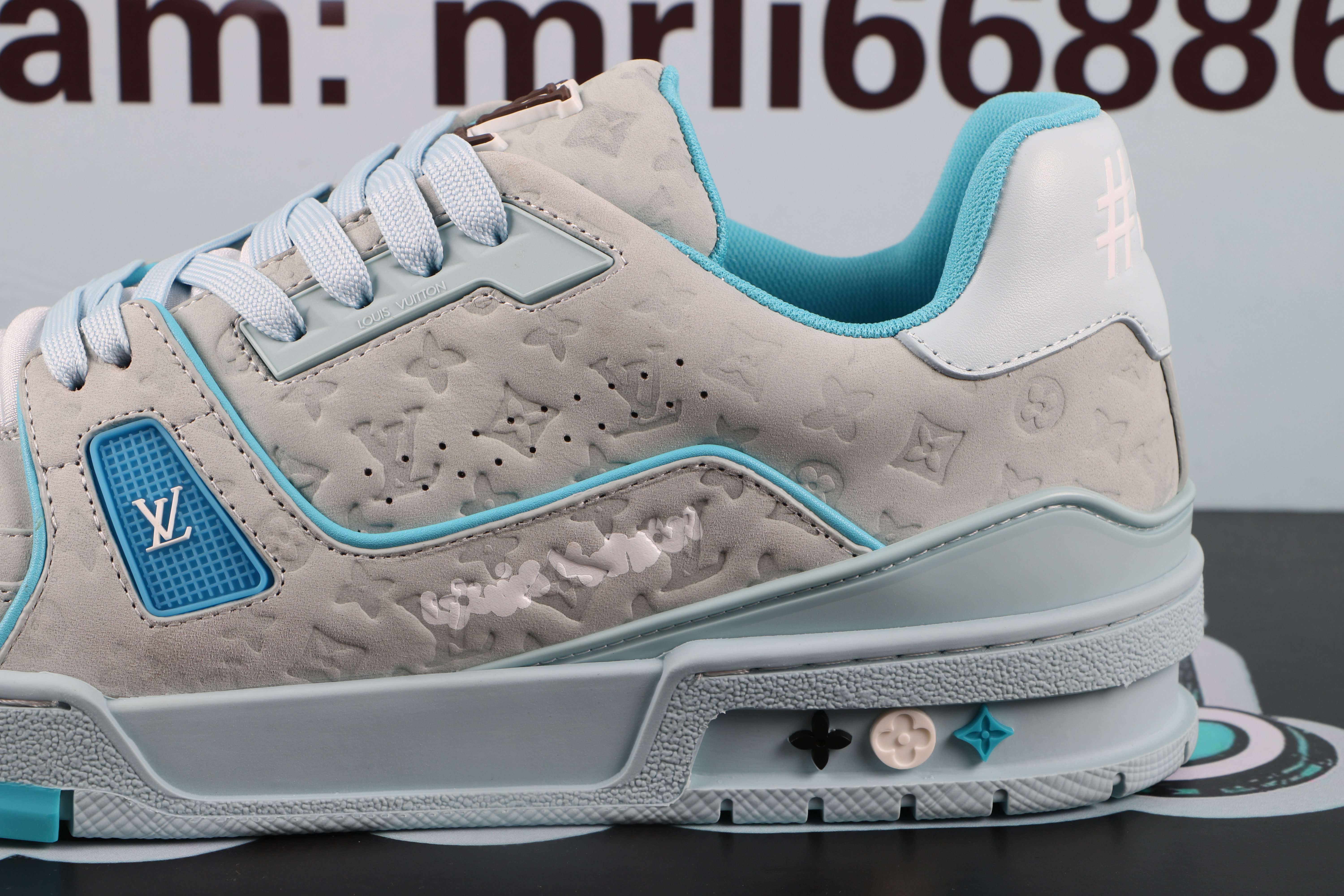 Louis Vuitton by Tyler,the Creator LV Trainer Blue