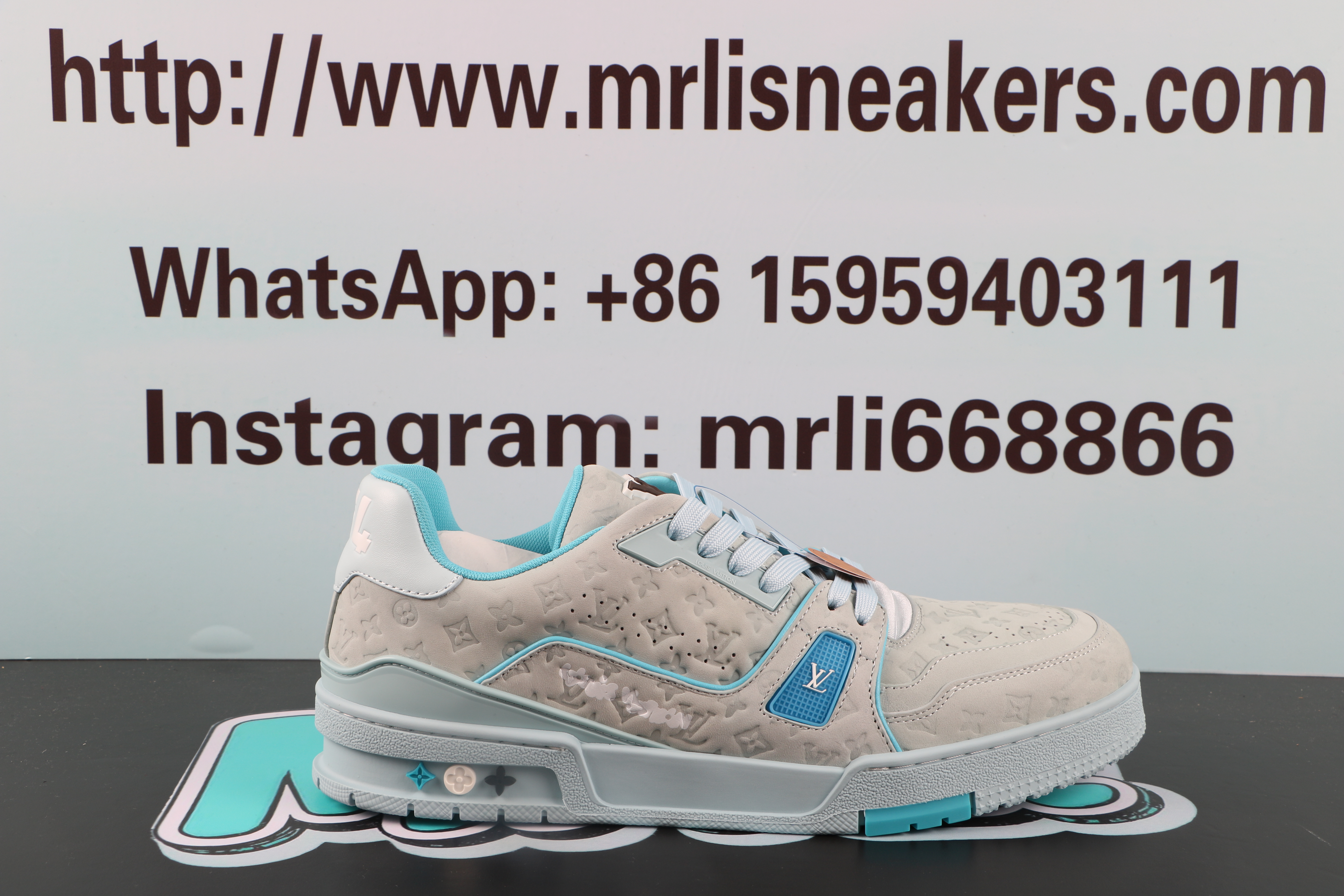 Louis Vuitton by Tyler,the Creator LV Trainer Blue