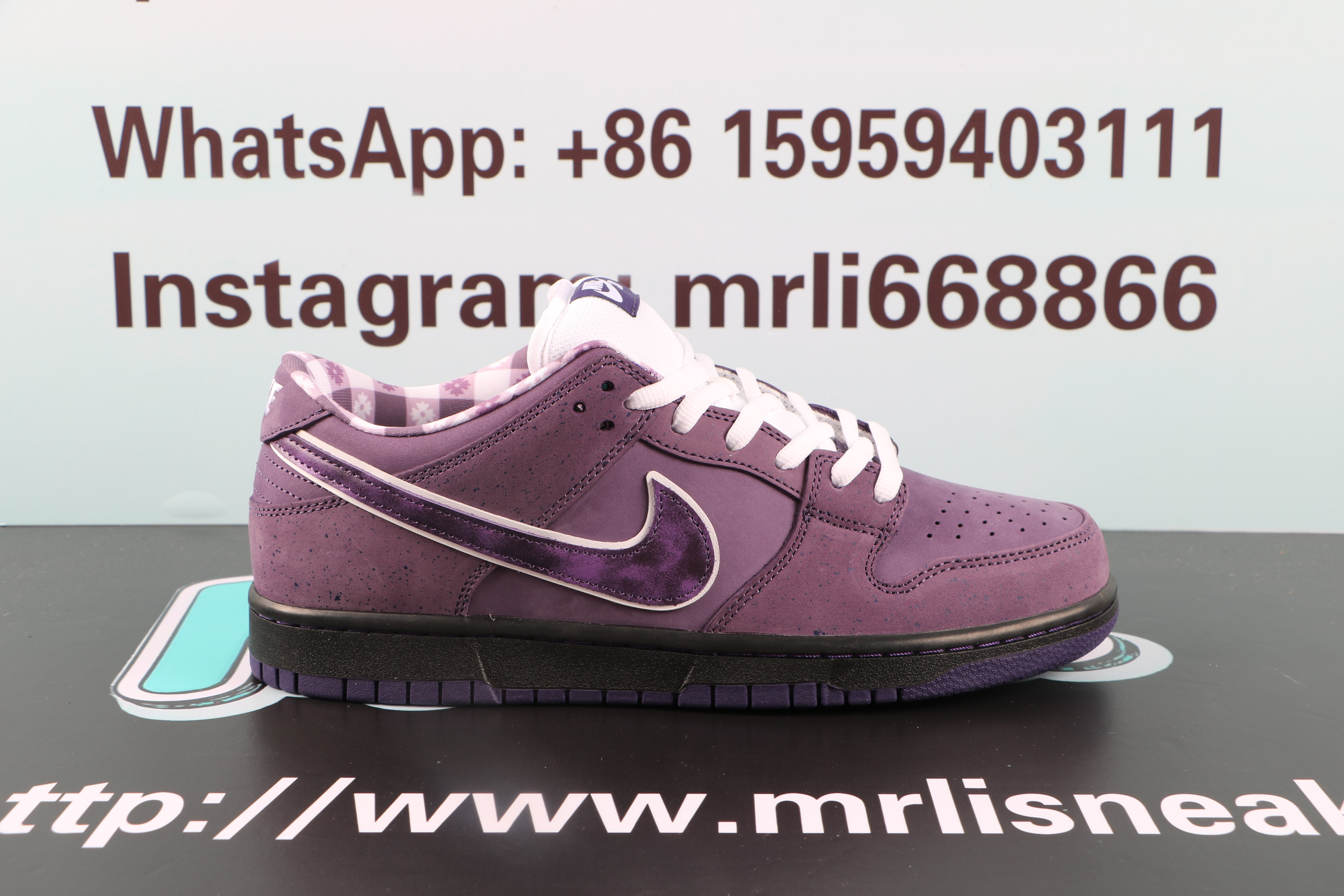 Nike SB Dunk Low Concepts Purple Lobster