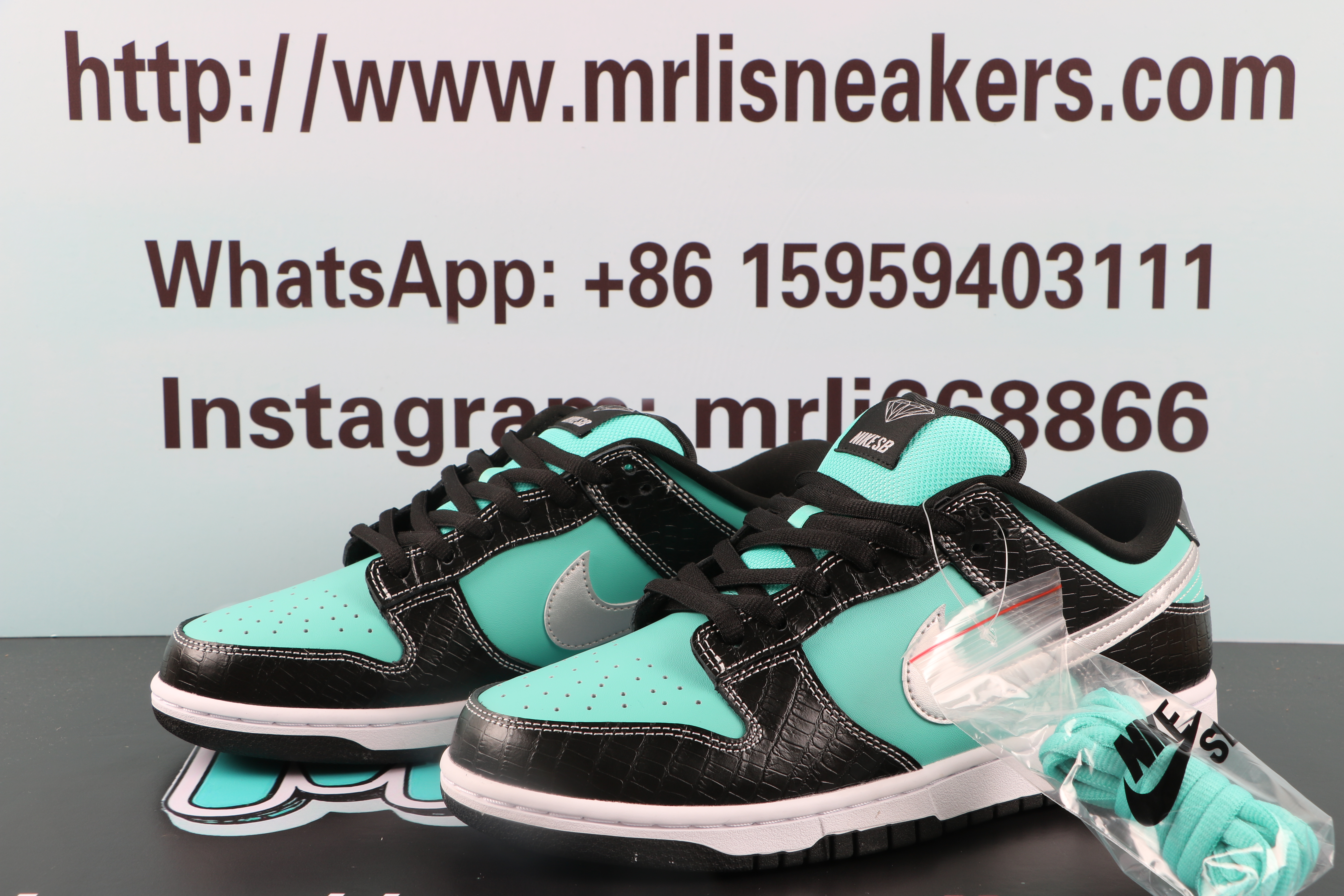 QY Batch Nike SB x Diamond Dunk＂Tiffany＂