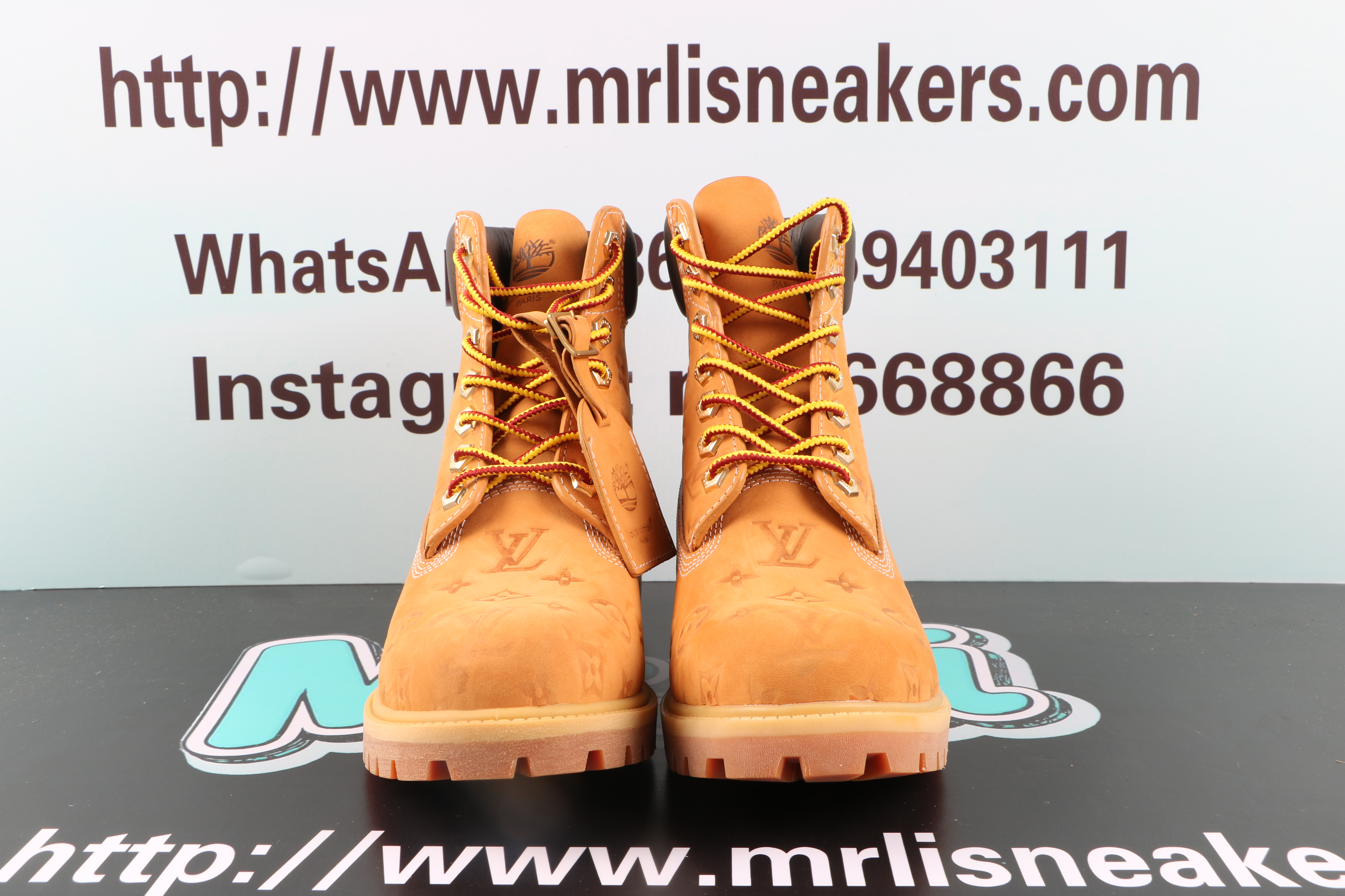 Louis Vuitton Timberland 6 Ankle Boot Wheat Monogram