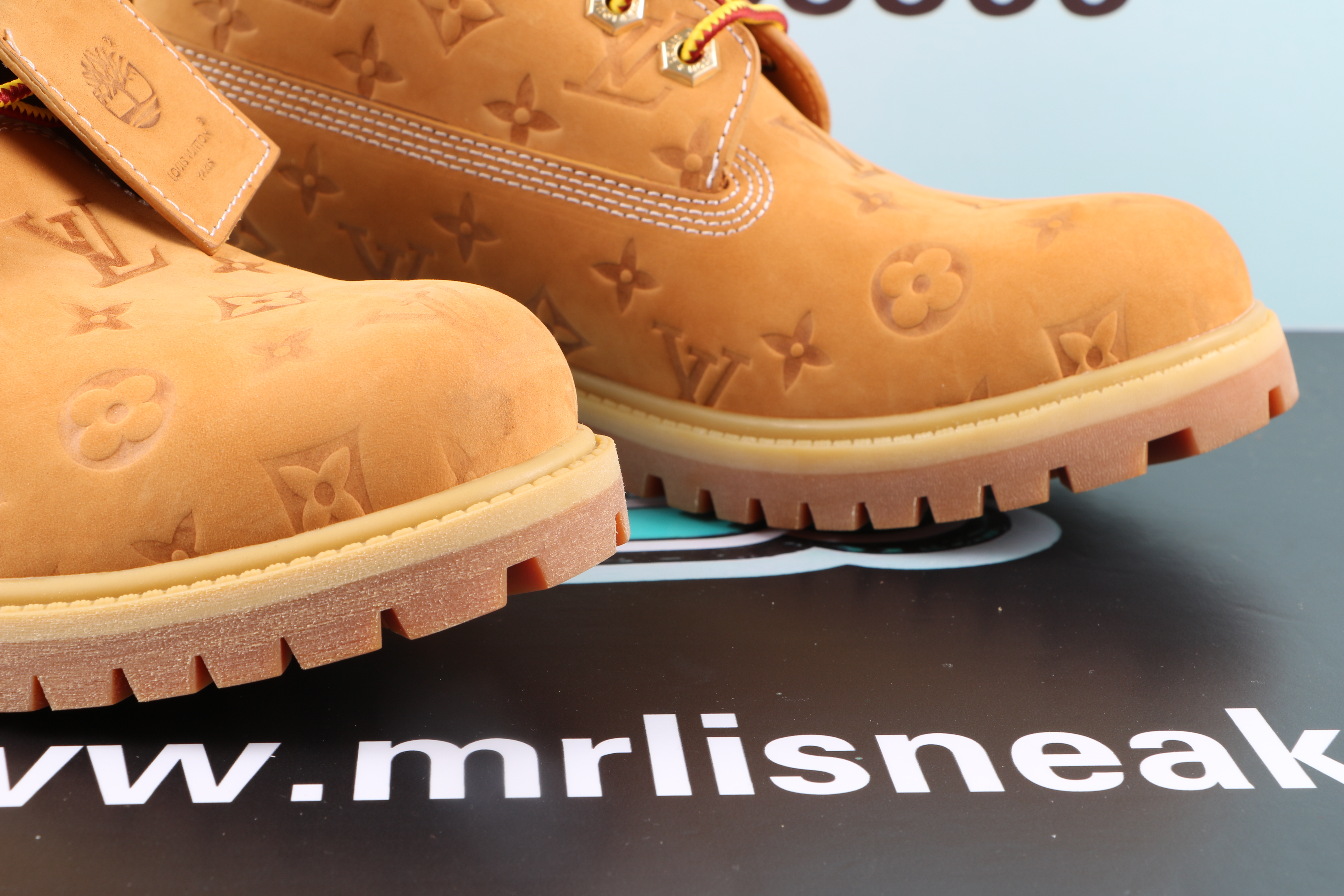 Louis Vuitton Timberland 6 Ankle Boot Wheat Monogram