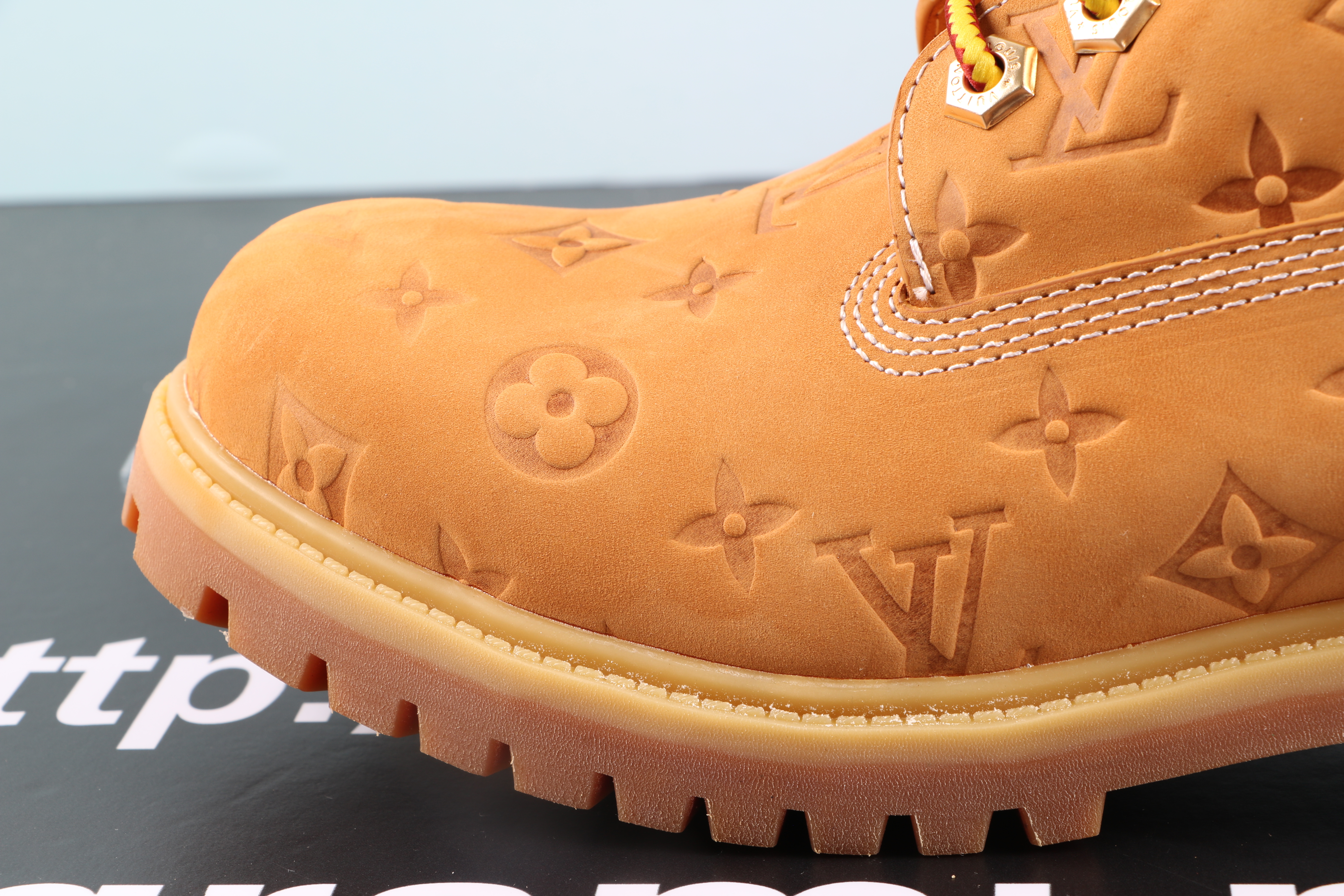Louis Vuitton Timberland 6 Ankle Boot Wheat Monogram