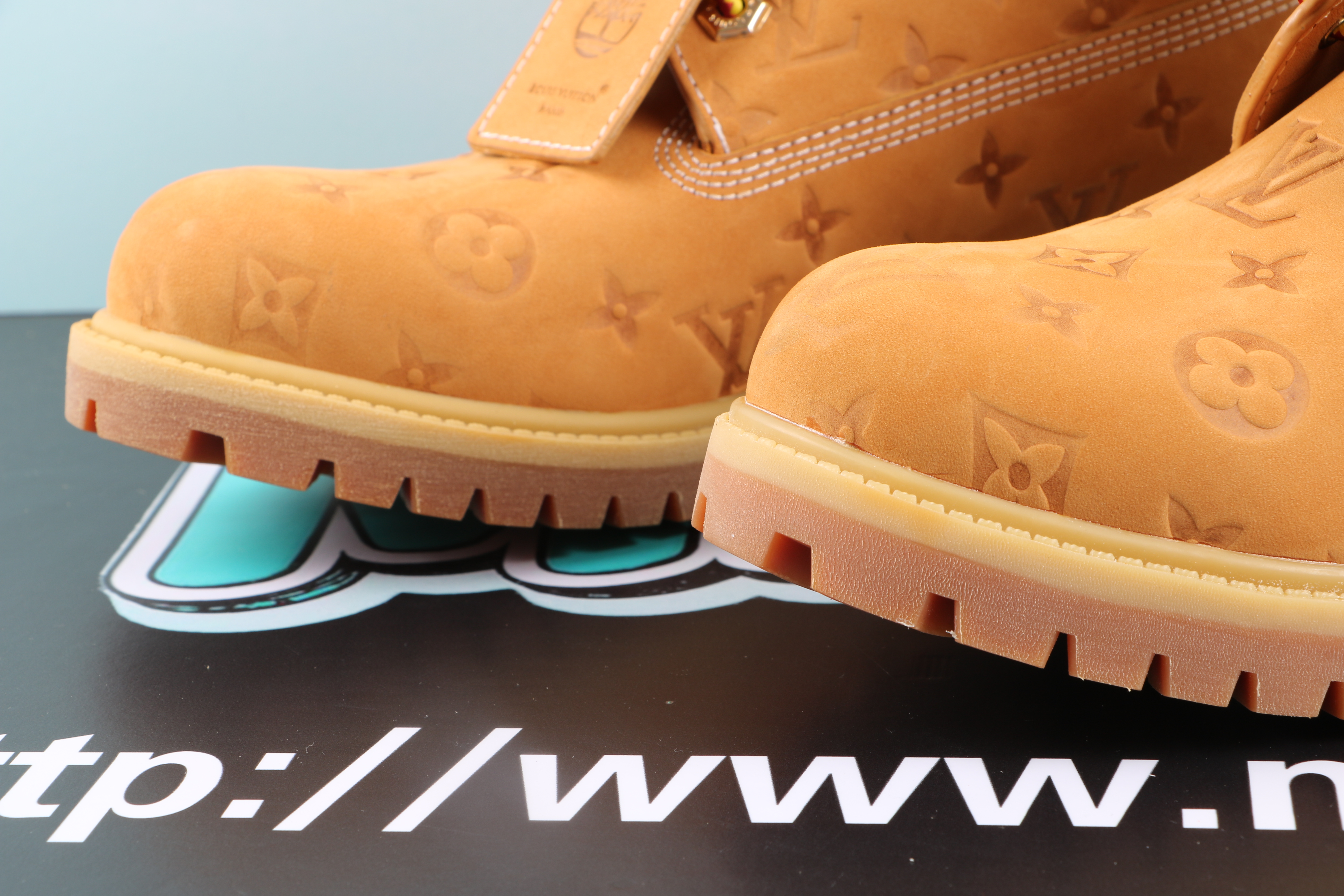 Louis Vuitton Timberland 6 Ankle Boot Wheat Monogram
