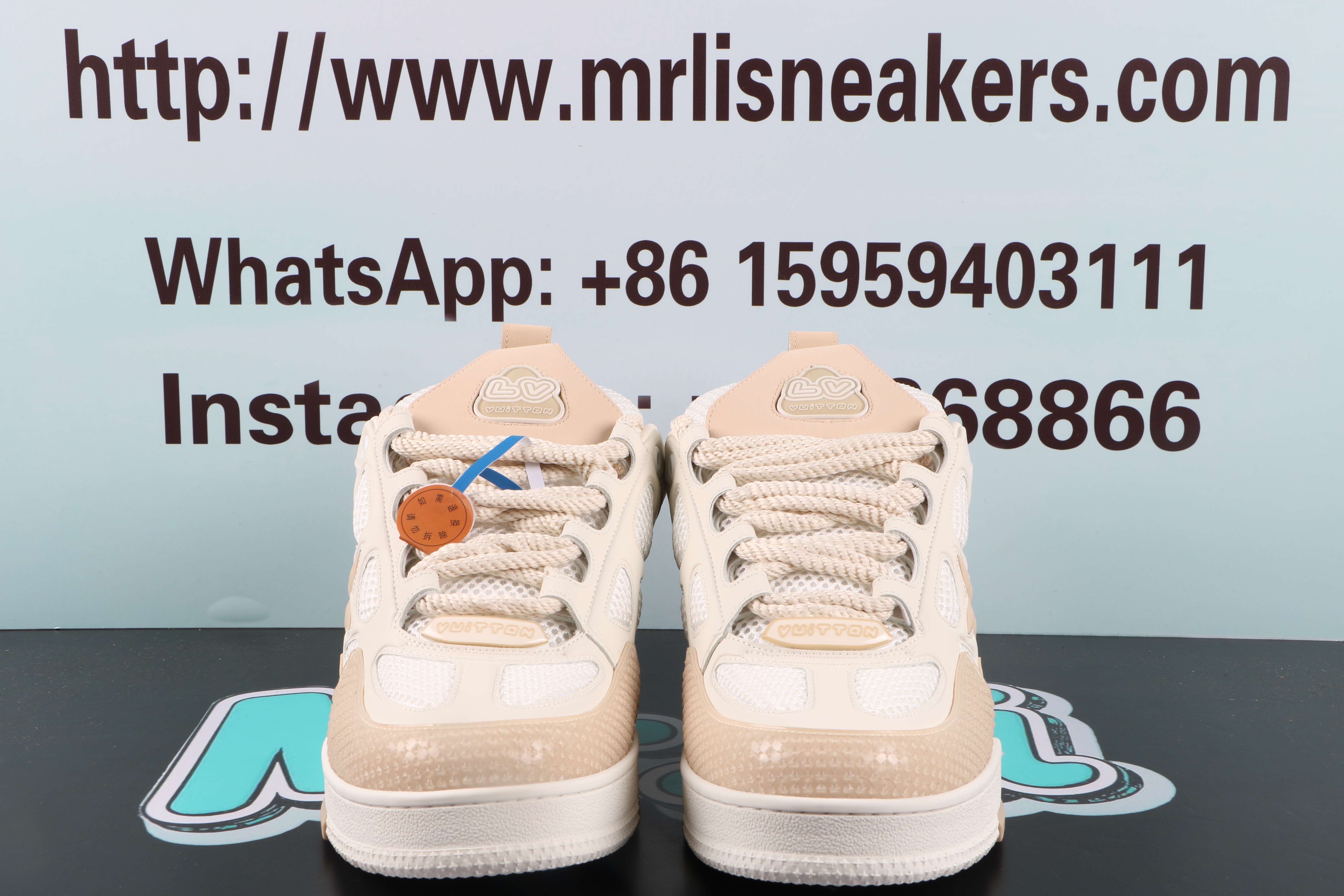 Louis Vuitton LV Skate Sneaker Beige White