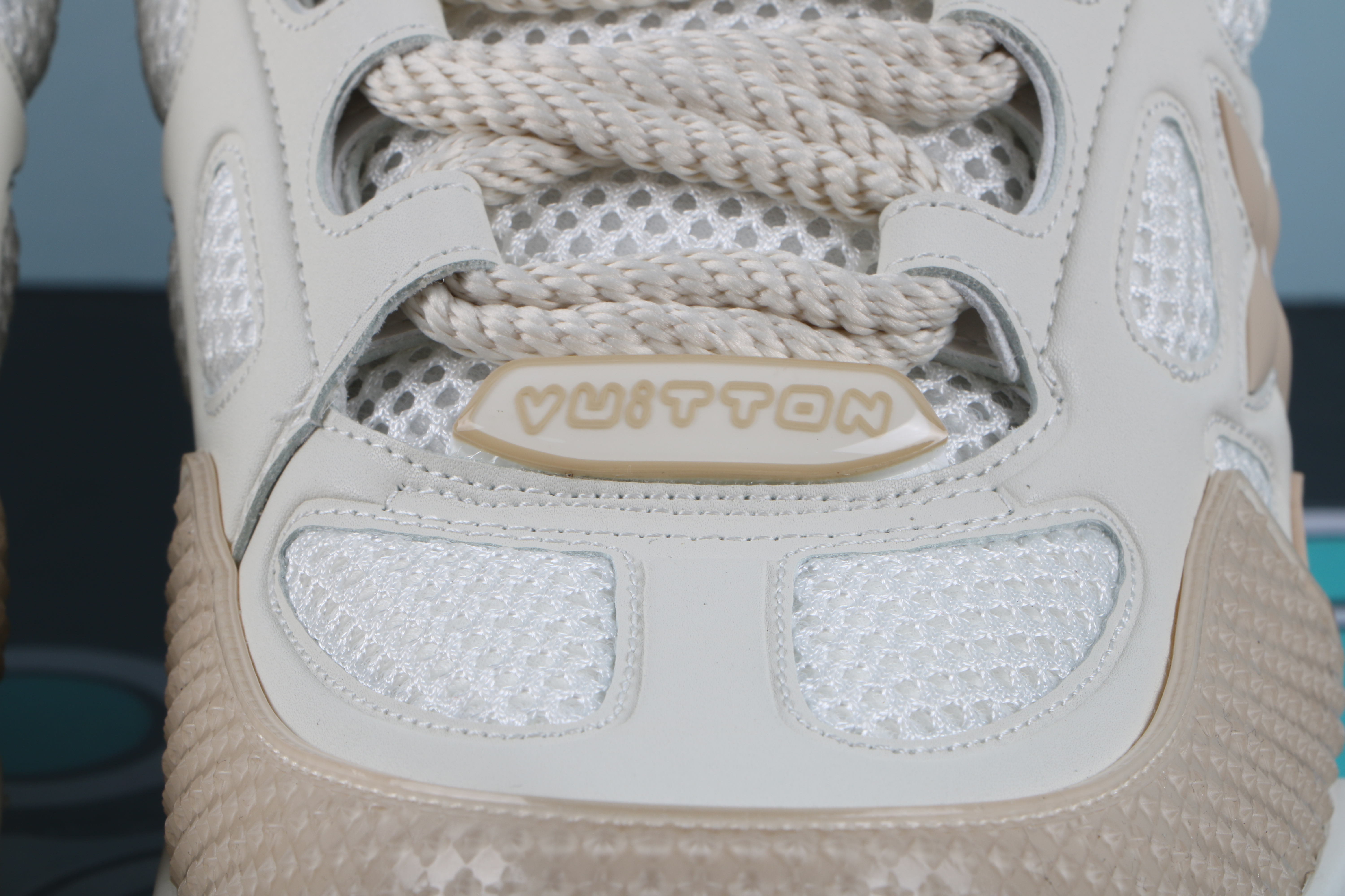 Louis Vuitton LV Skate Sneaker Beige White