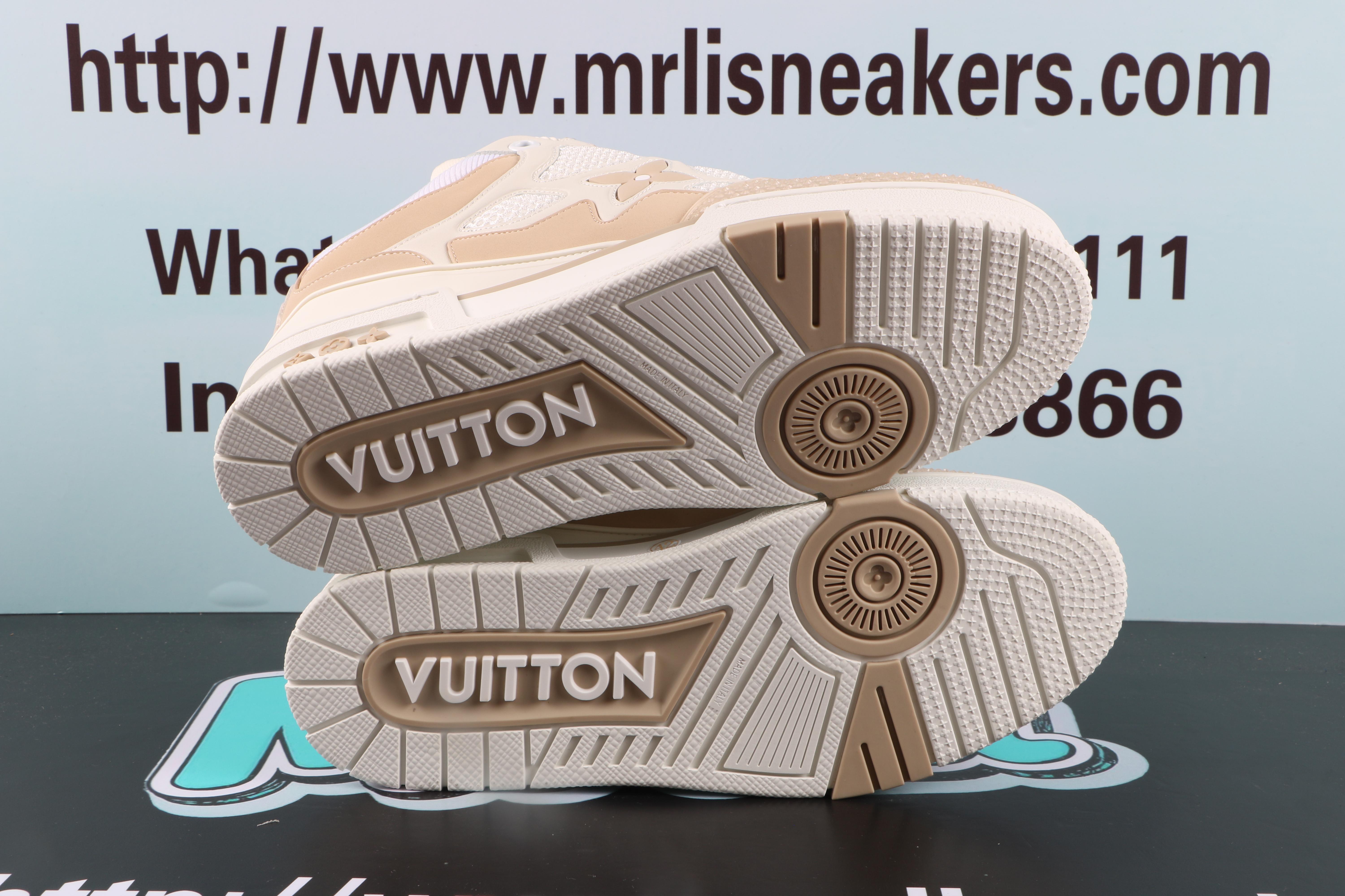 Louis Vuitton LV Skate Sneaker Beige White